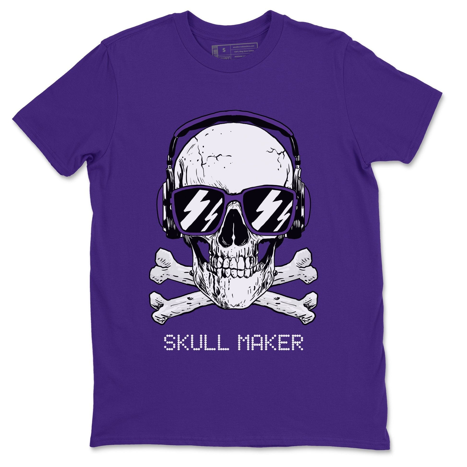 Jordan 4 Court Purple Sneaker Match Tees Skull Maker Sneaker Tees Jordan 4 Court Purple Sneaker Release Tees Unisex Shirts