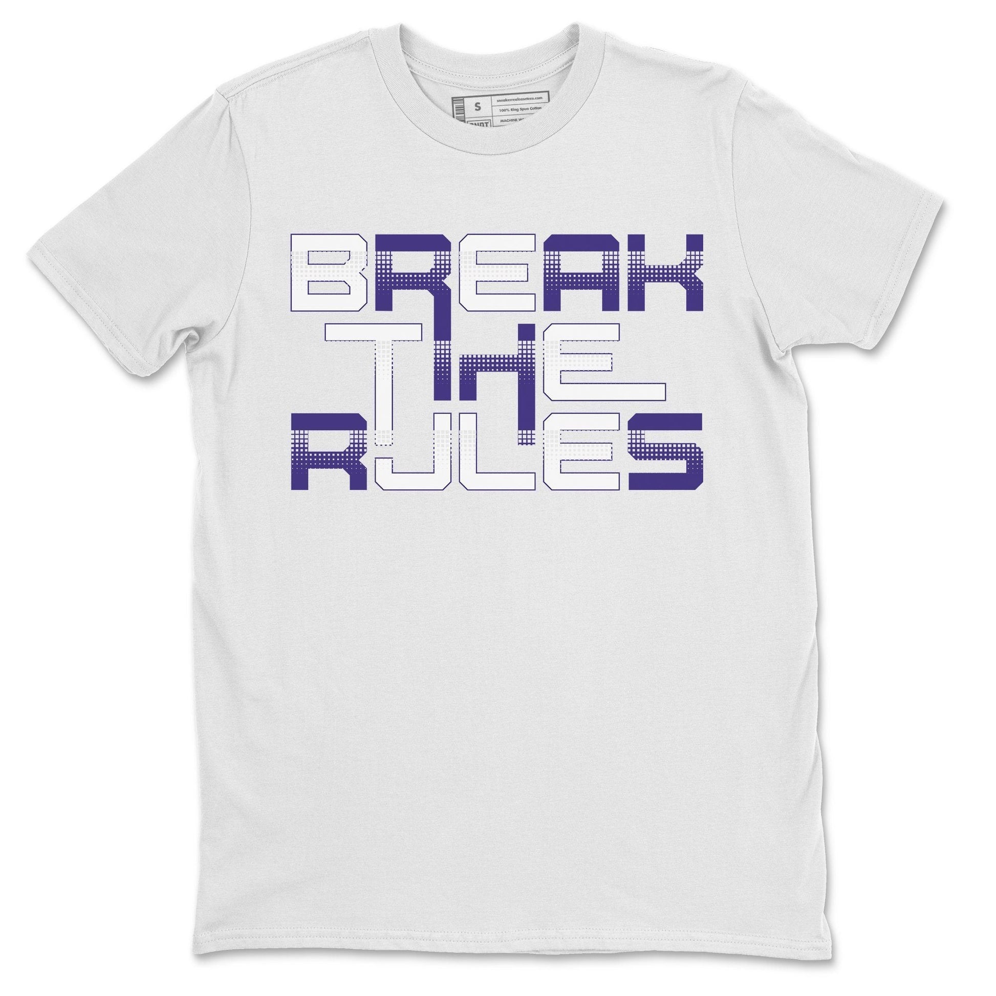 Jordan 4 Court Purple Sneaker Match Tees Break The Rules Sneaker Tees Jordan 4 Court Purple Sneaker Release Tees Unisex Shirts