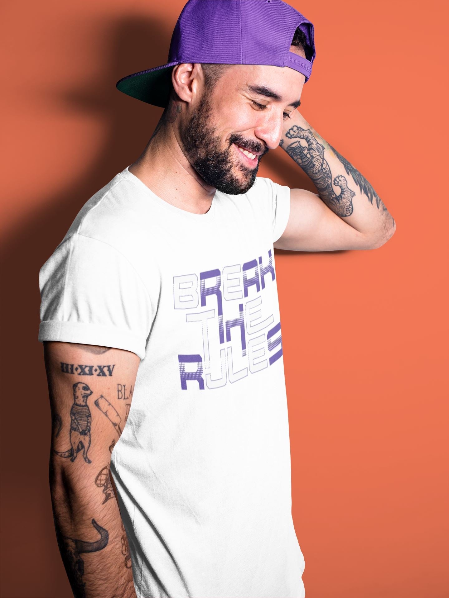 Jordan 4 Court Purple Sneaker Match Tees Break The Rules Sneaker Tees Jordan 4 Court Purple Sneaker Release Tees Unisex Shirts