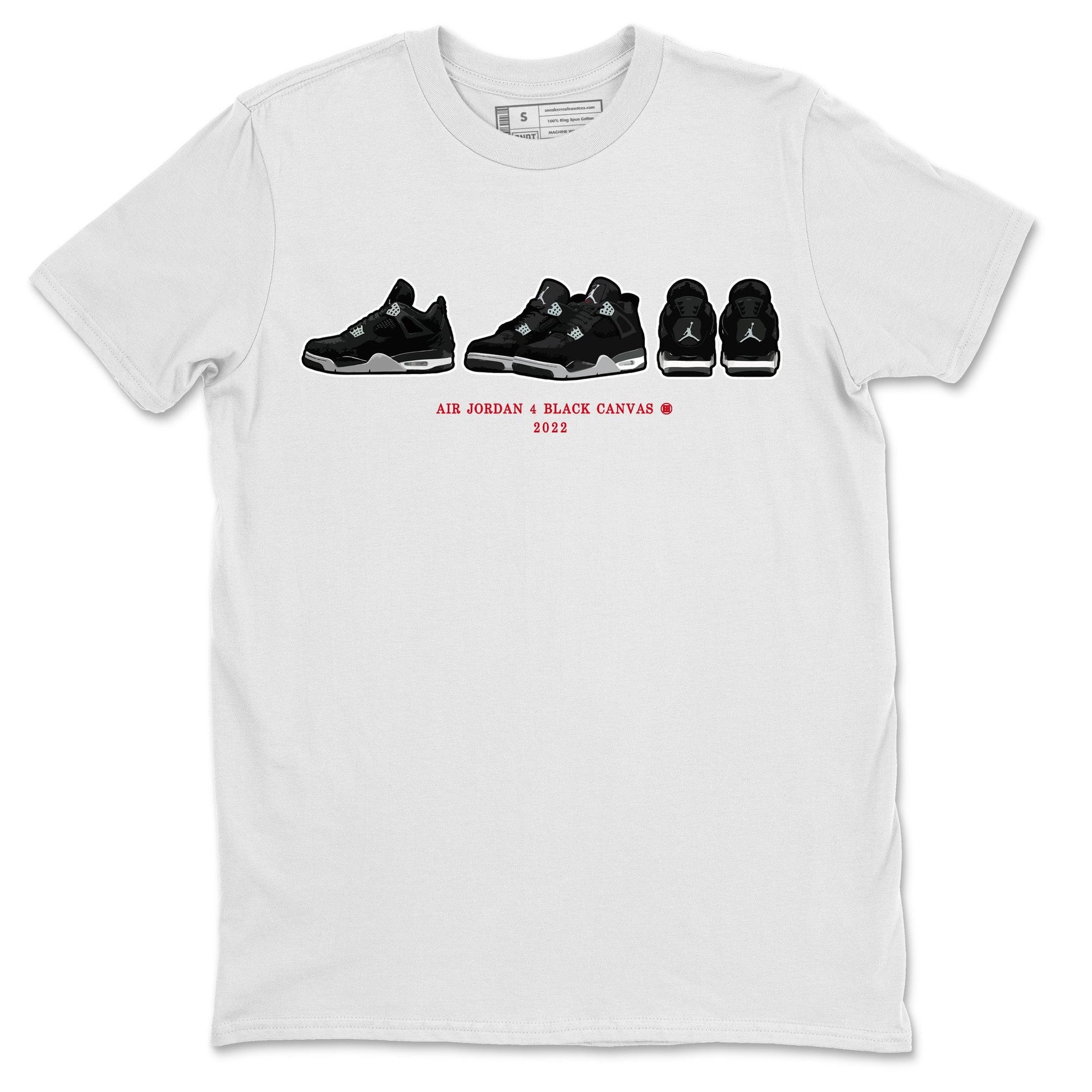 Jordan 4 Black Canvas Sneaker Match Tees Air Jordan 4 Prelude Sneaker Tees Jordan 4 Black Canvas Sneaker Release Tees Unisex Shirts