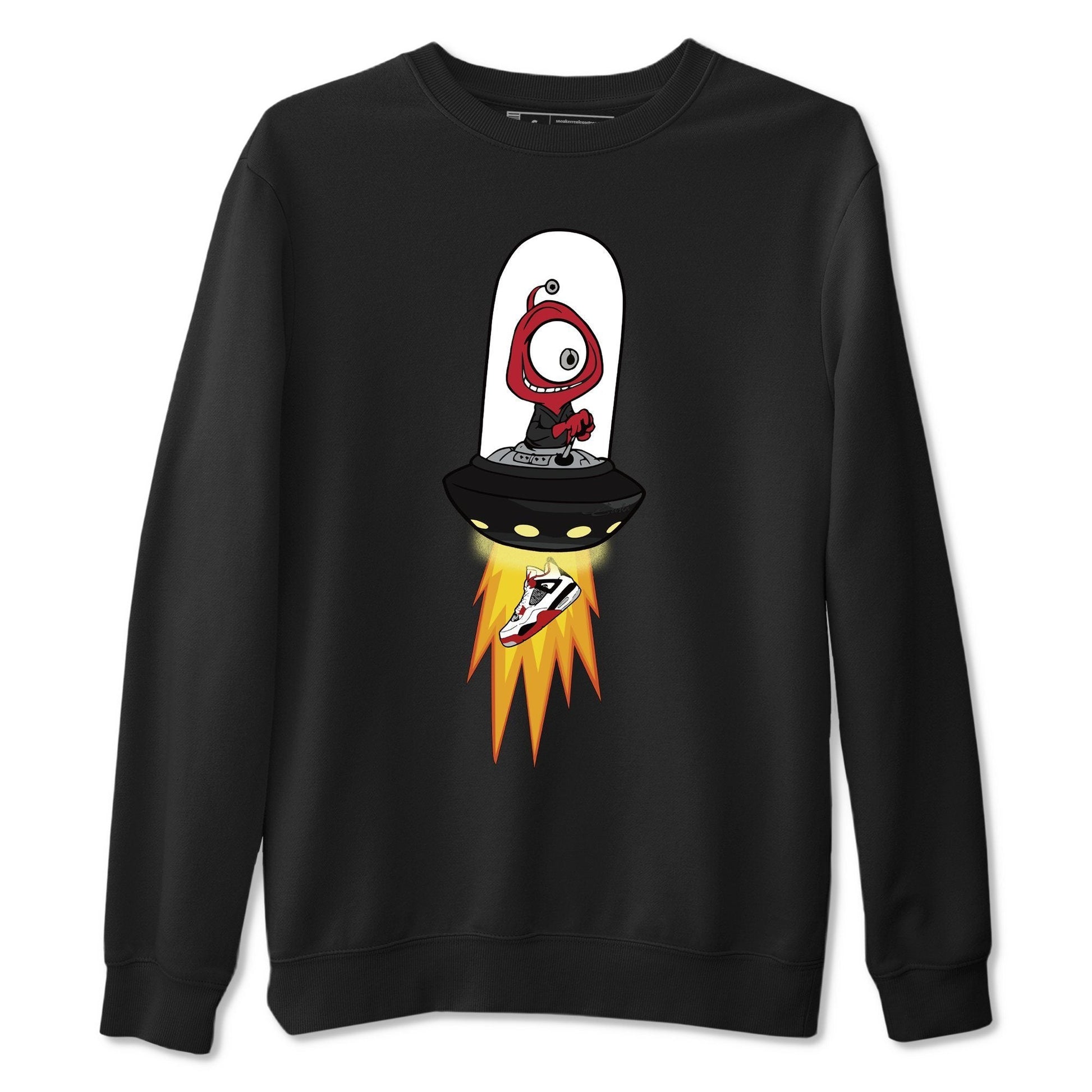 Jordan 4 Fire Red Sneaker Match Tees Alien Sneaker Tees Jordan 4 Fire Red Sneaker Release Tees Unisex Shirts