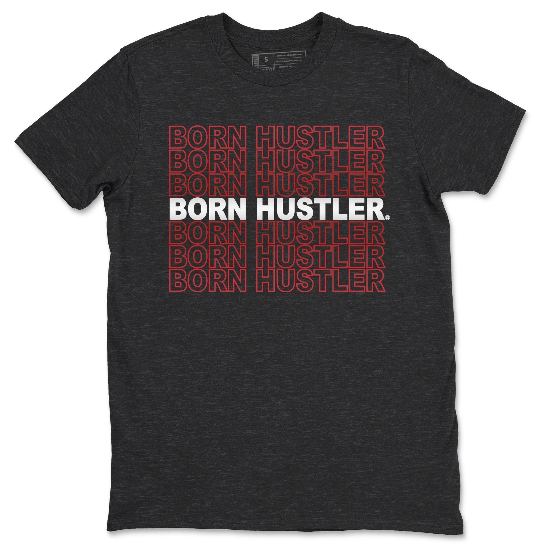 Jordan 4 Fire Red Sneaker Match Tees Born Hustler Sneaker Tees Jordan 4 Fire Red Sneaker Release Tees Unisex Shirts