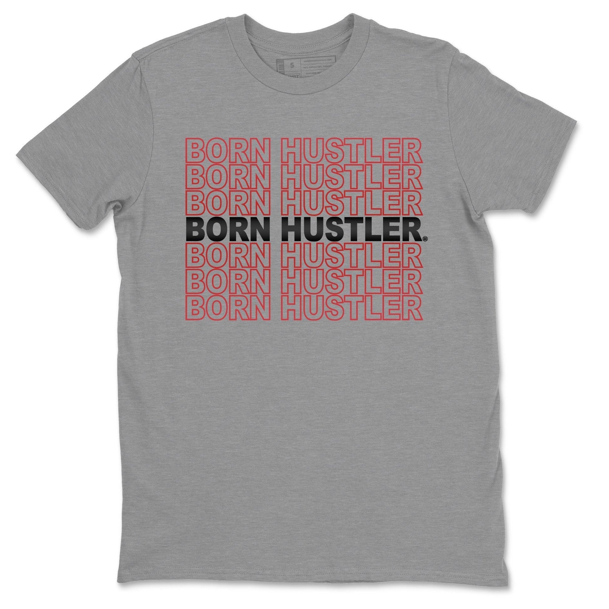Jordan 4 Fire Red Sneaker Match Tees Born Hustler Sneaker Tees Jordan 4 Fire Red Sneaker Release Tees Unisex Shirts