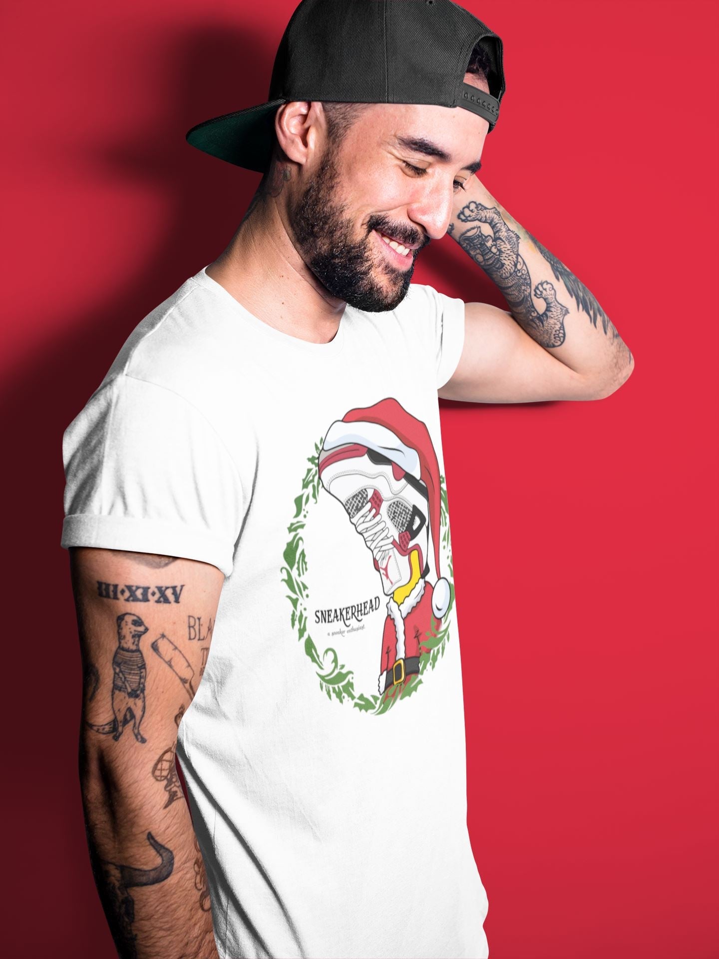Jordan 4 Fire Red Sneaker Match Tees Christmas Sneakerhead Sneaker Tees Jordan 4 Fire Red Sneaker Release Tees Unisex Shirts