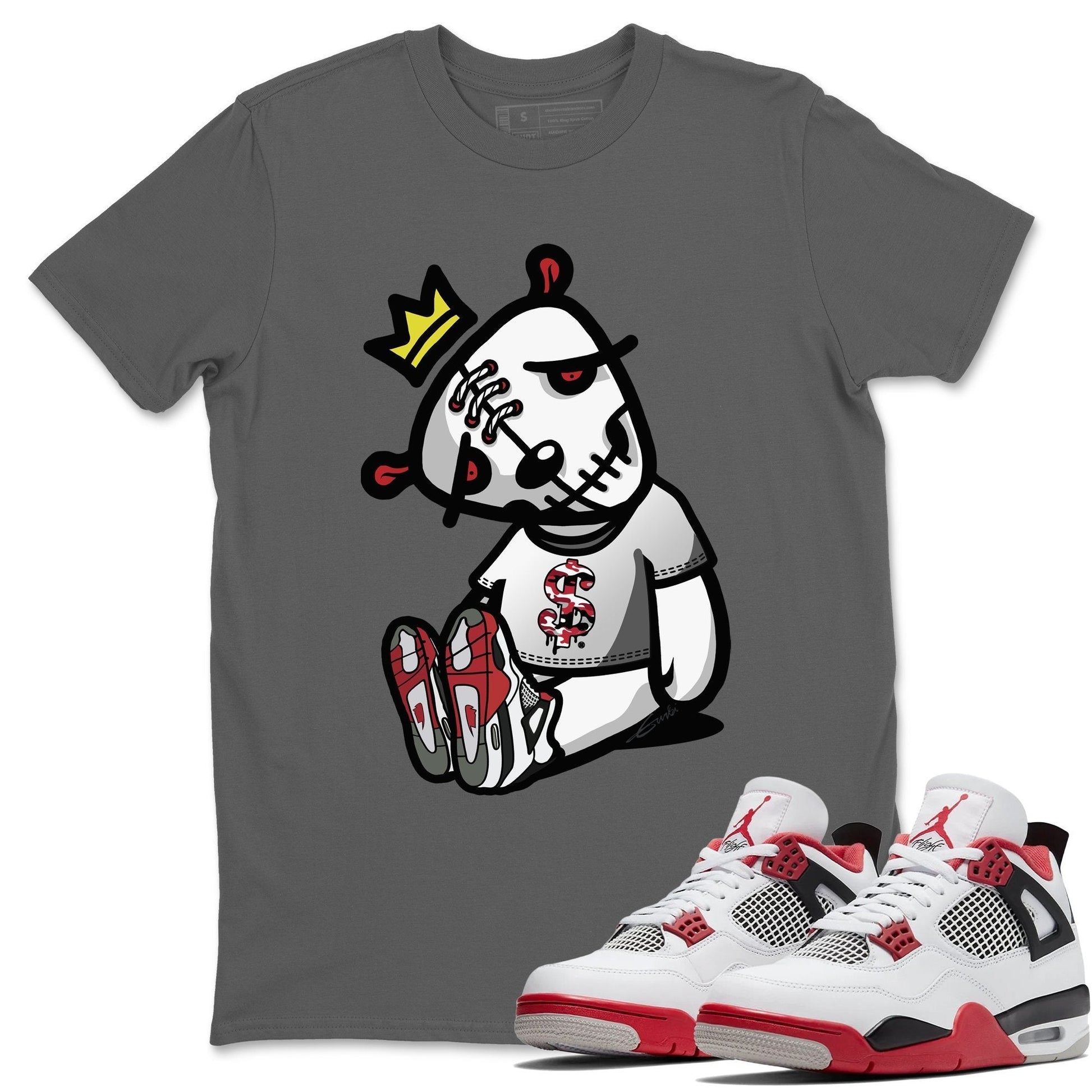 Jordan 4 Fire Red Sneaker Match Tees Dead Dolls Sneaker Tees Jordan 4 Fire Red Sneaker Release Tees Unisex Shirts