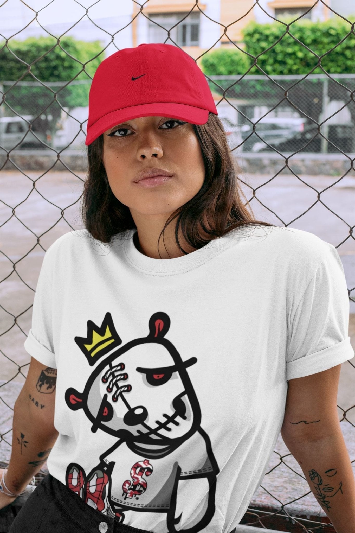 Jordan 4 Fire Red Sneaker Match Tees Dead Dolls Sneaker Tees Jordan 4 Fire Red Sneaker Release Tees Unisex Shirts