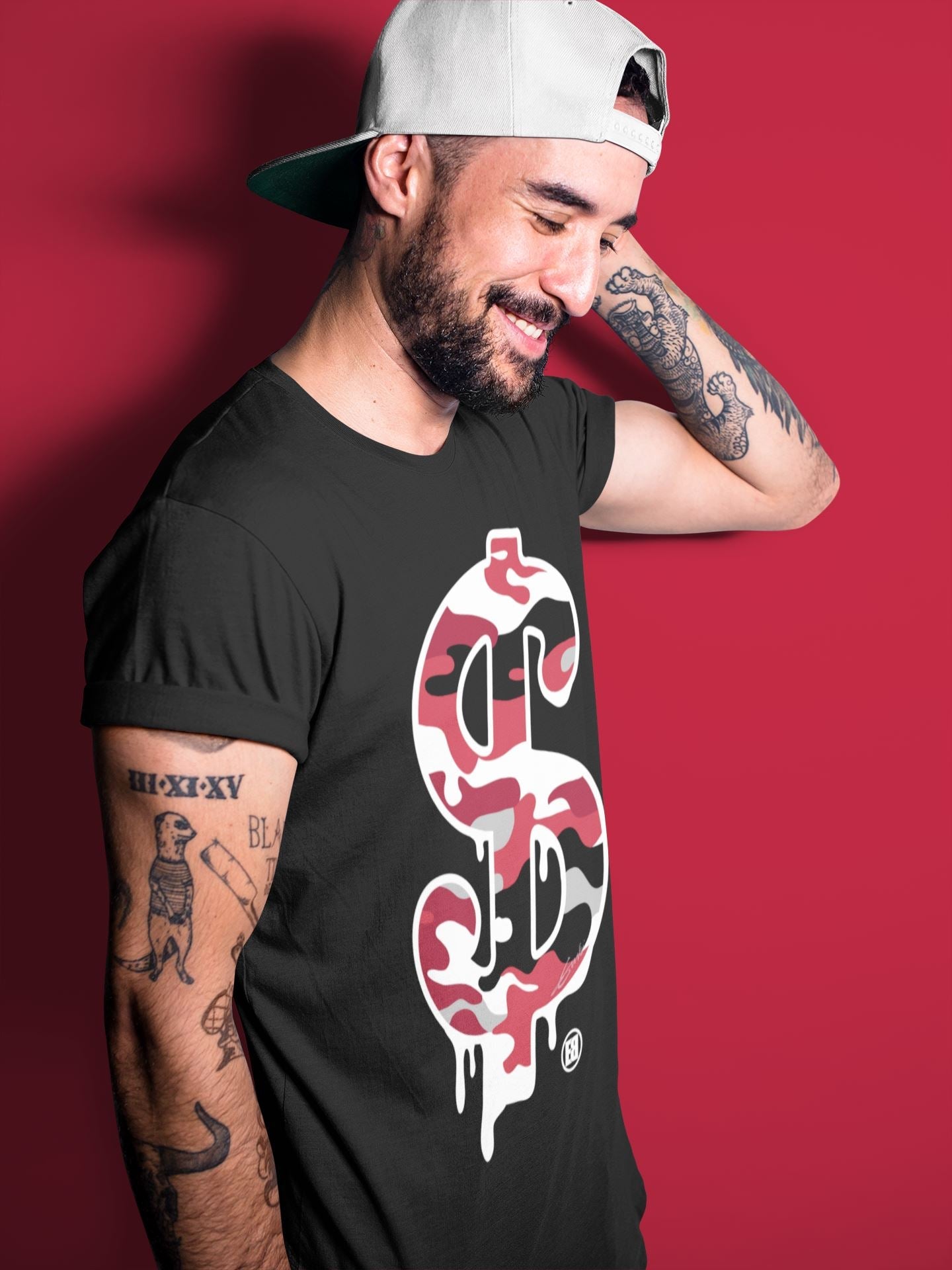 Jordan 4 Fire Red Sneaker Match Tees Dollar Camo Sneaker Tees Jordan 4 Fire Red Sneaker Release Tees Unisex Shirts
