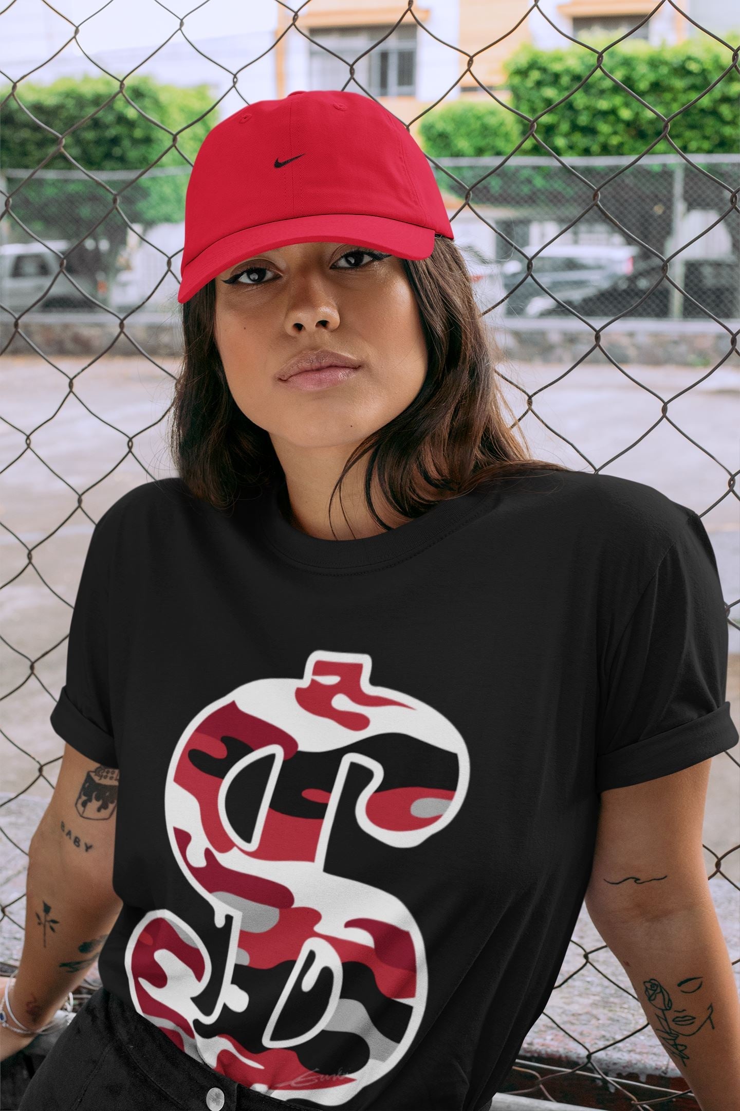 Jordan 4 Fire Red Sneaker Match Tees Dollar Camo Sneaker Tees Jordan 4 Fire Red Sneaker Release Tees Unisex Shirts