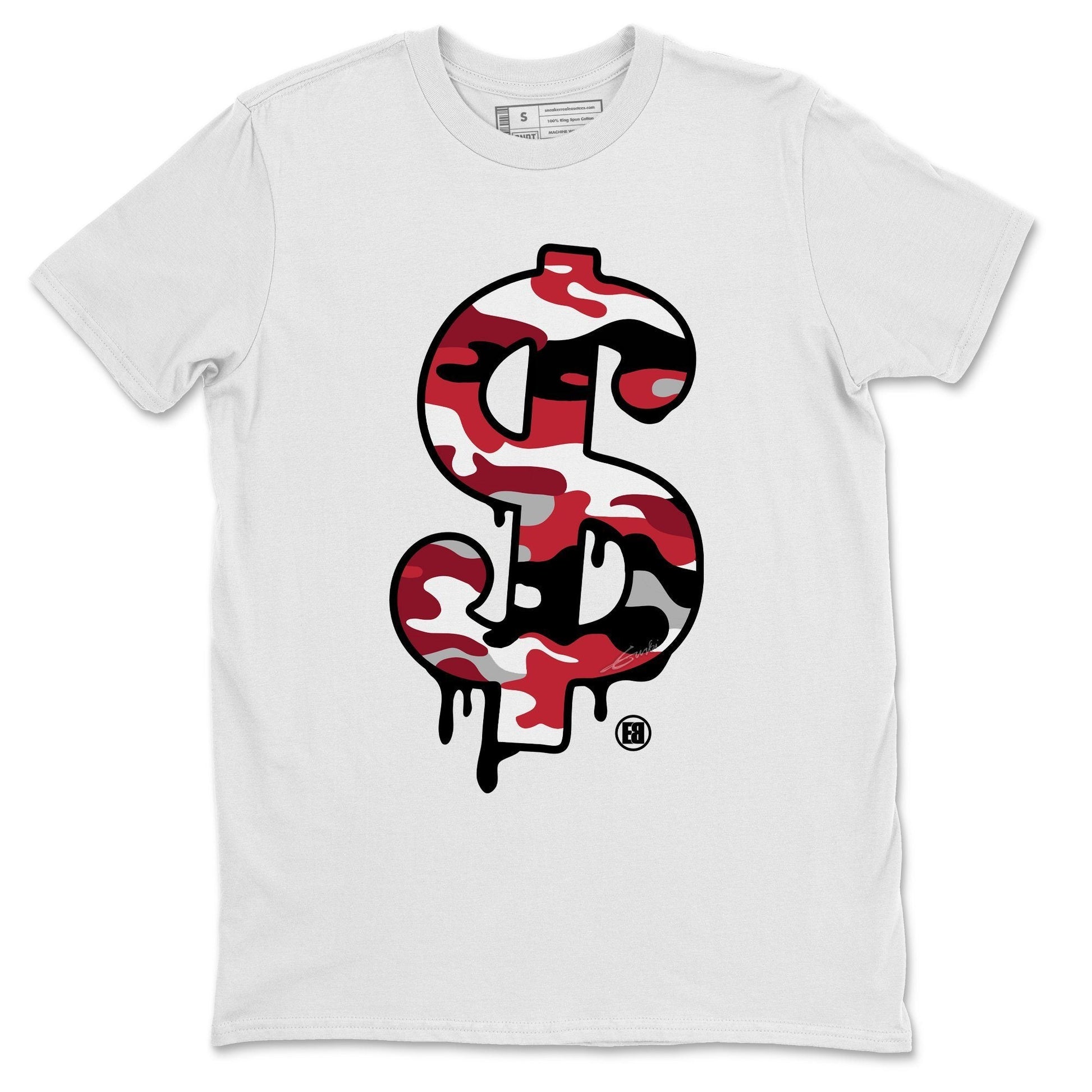 Jordan 4 Fire Red Sneaker Match Tees Dollar Camo Sneaker Tees Jordan 4 Fire Red Sneaker Release Tees Unisex Shirts