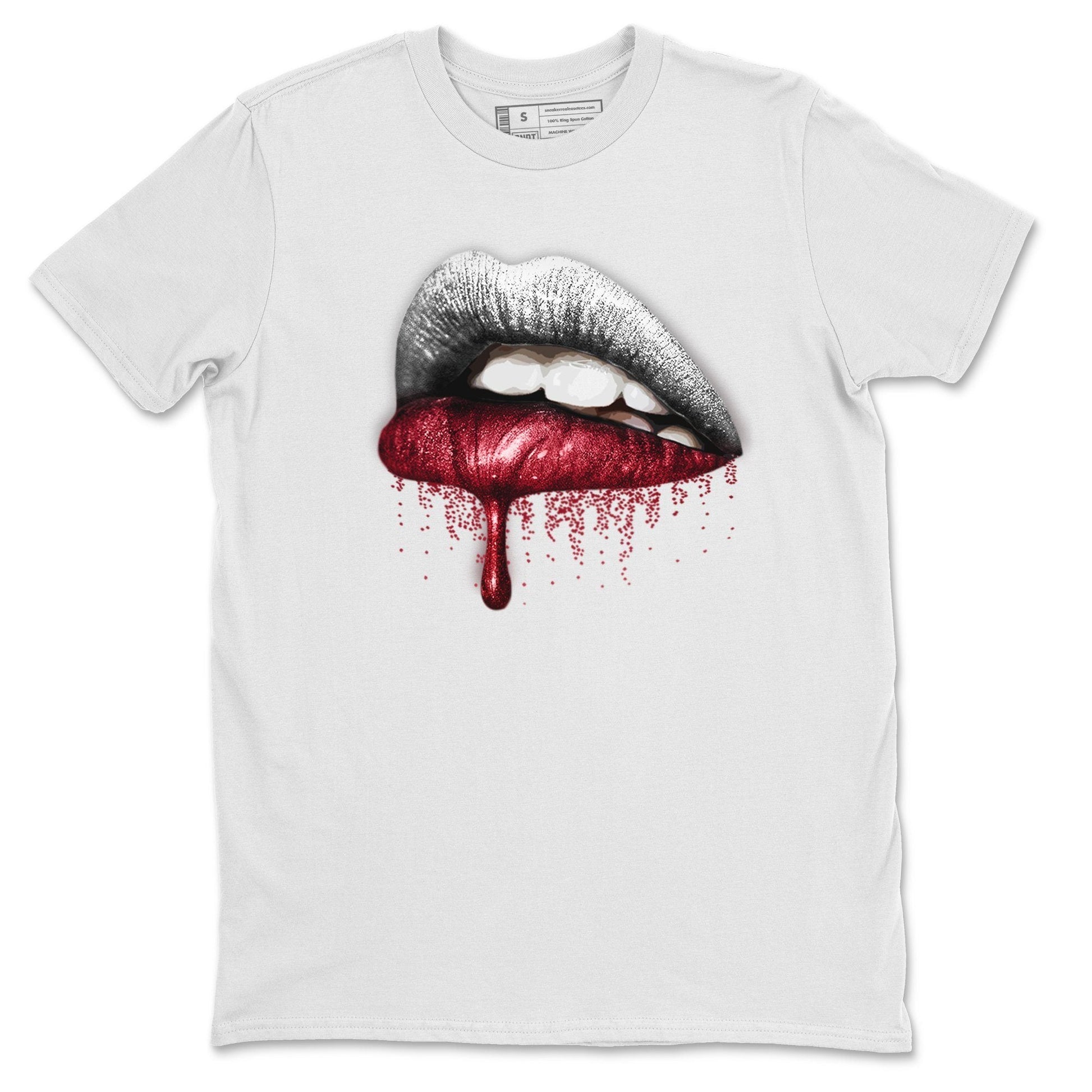 Jordan 4 Fire Red Sneaker Match Tees Dripping Lips Sneaker Tees Jordan 4 Fire Red Sneaker Release Tees Unisex Shirts