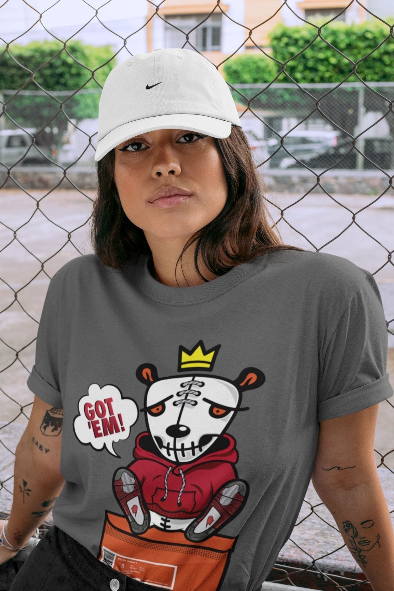 Jordan 4 Fire Red Sneaker Match Tees Got Em Sneaker Tees Jordan 4 Fire Red Sneaker Release Tees Unisex Shirts