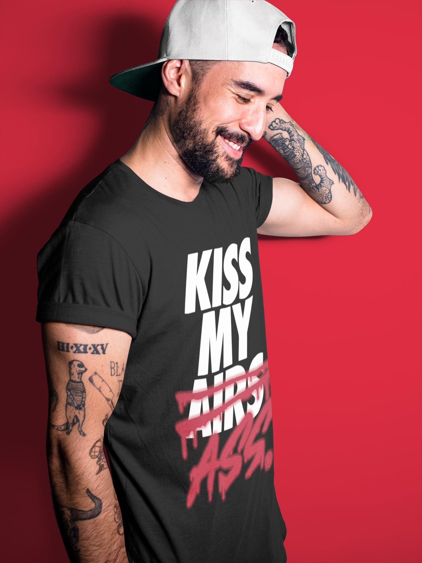 Jordan 4 Fire Red Sneaker Match Tees Kiss My Ass Sneaker Tees Jordan 4 Fire Red Sneaker Release Tees Unisex Shirts