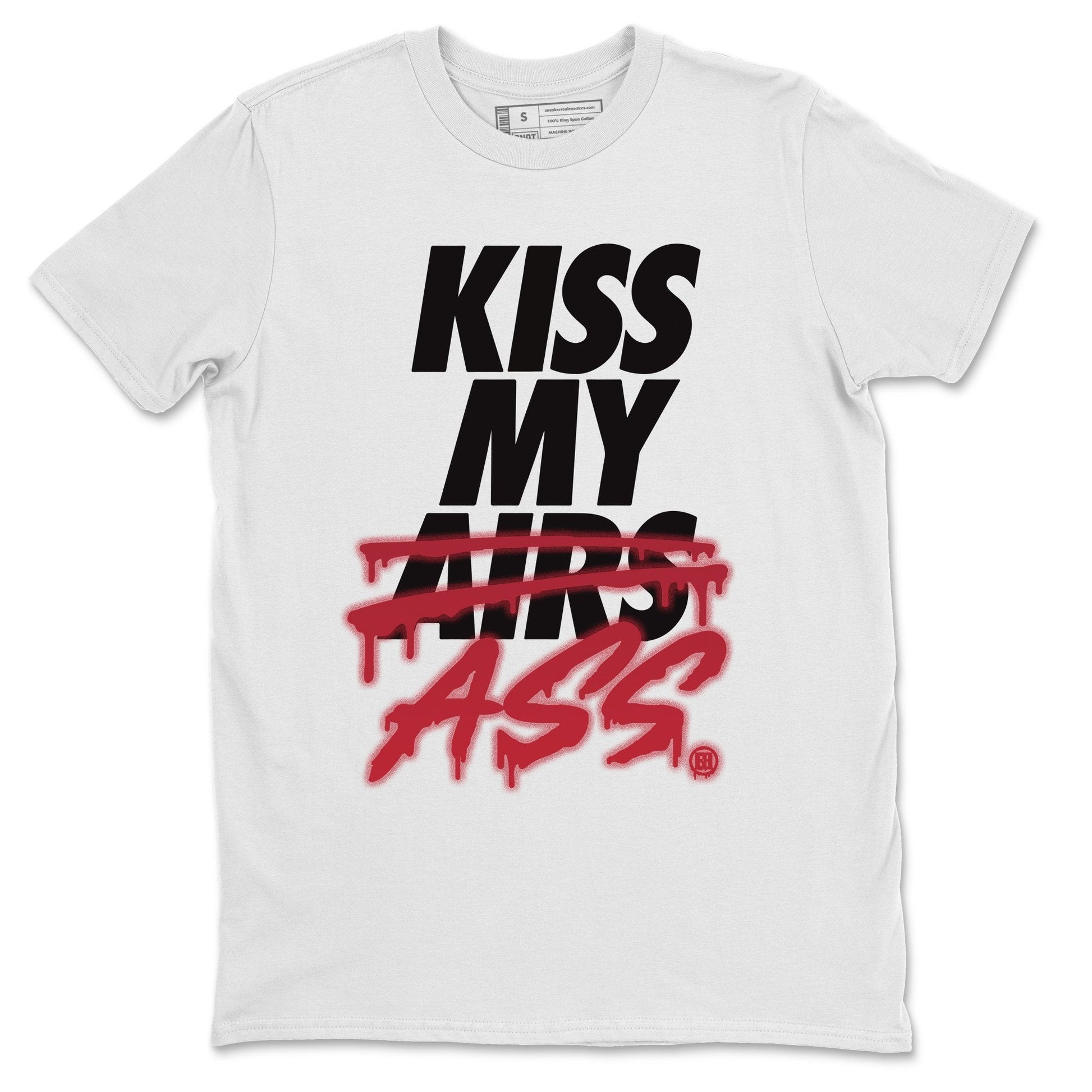 Jordan 4 Fire Red Sneaker Match Tees Kiss My Ass Sneaker Tees Jordan 4 Fire Red Sneaker Release Tees Unisex Shirts