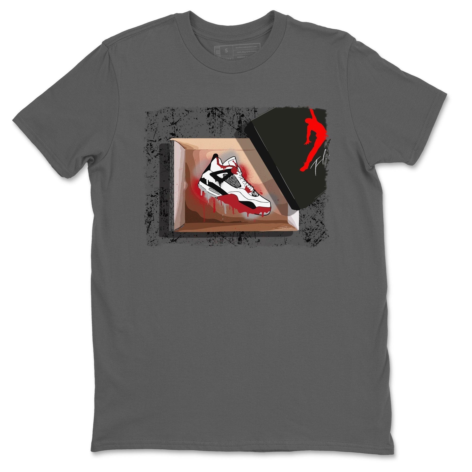 Jordan 4 Fire Red Sneaker Match Tees New Kicks Sneaker Tees Jordan 4 Fire Red Sneaker Release Tees Unisex Shirts