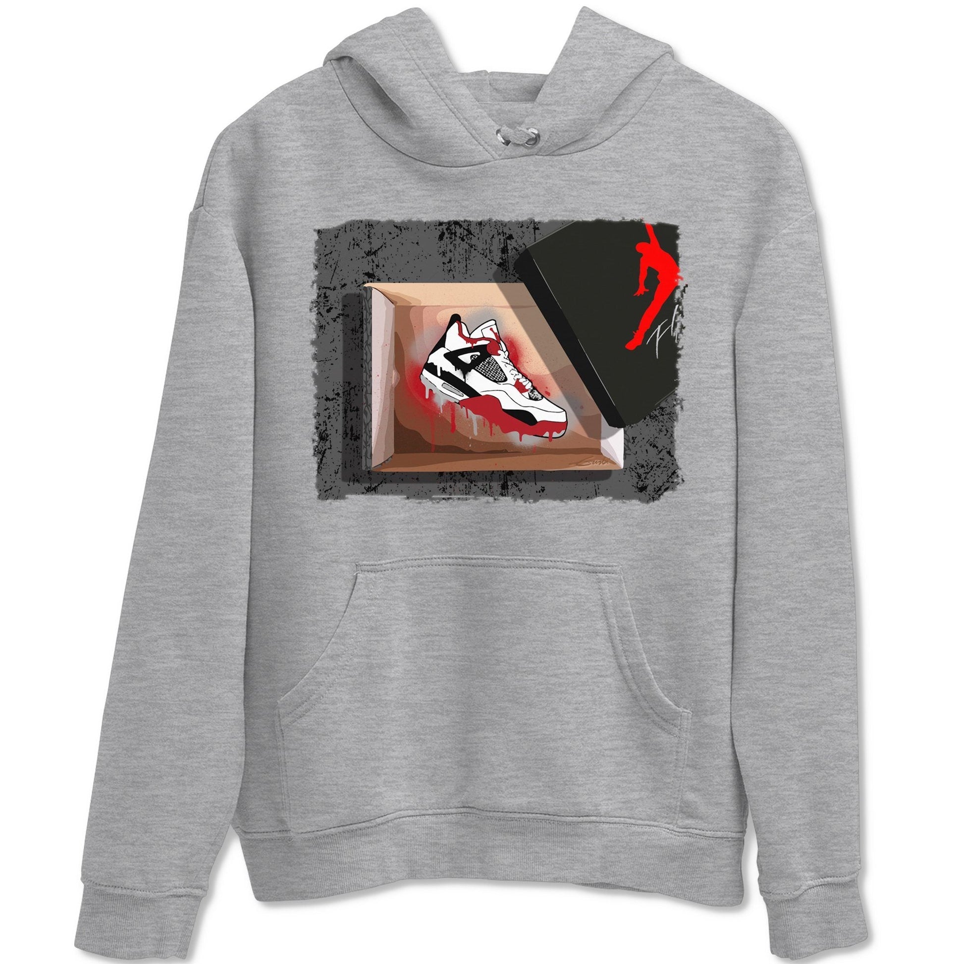 Jordan 4 Fire Red Sneaker Match Tees New Kicks Sneaker Tees Jordan 4 Fire Red Sneaker Release Tees Unisex Shirts