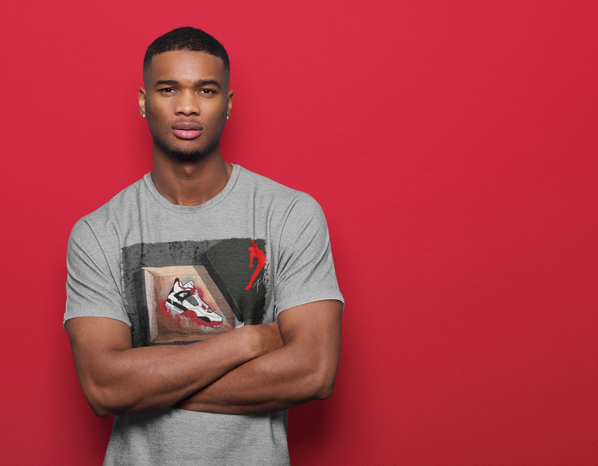 Jordan 4 Fire Red Sneaker Match Tees New Kicks Sneaker Tees Jordan 4 Fire Red Sneaker Release Tees Unisex Shirts