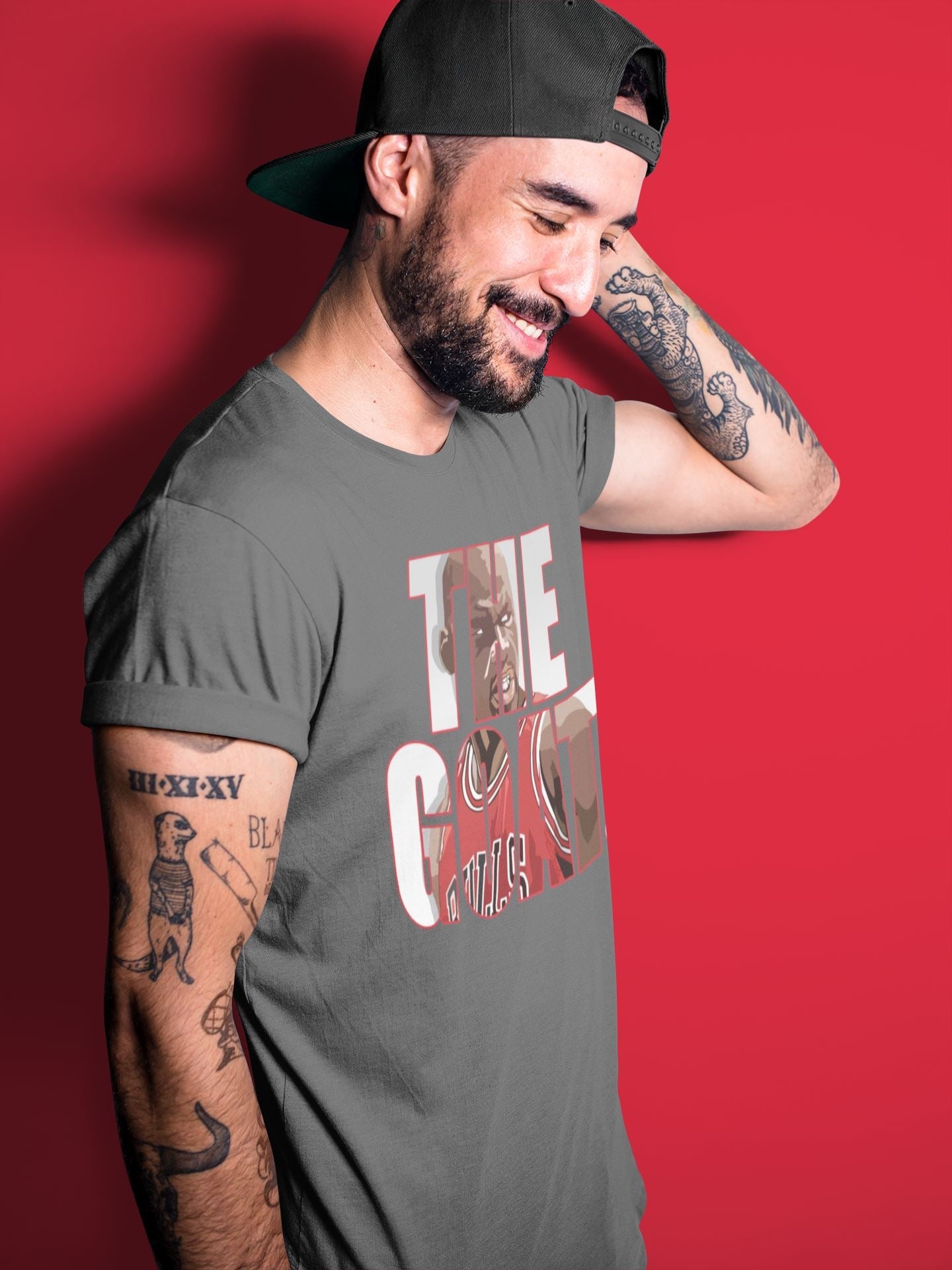 Jordan 4 Fire Red Sneaker Match Tees The Goat Sneaker Tees Jordan 4 Fire Red Sneaker Release Tees Unisex Shirts