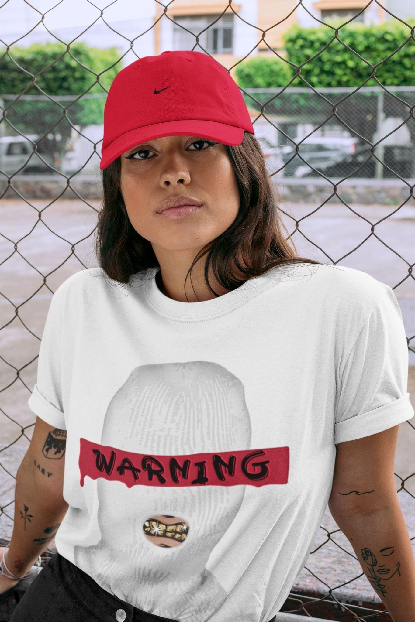 Jordan 4 Fire Red Sneaker Match Tees Warning Sneaker Tees Jordan 4 Fire Red Sneaker Release Tees Unisex Shirts