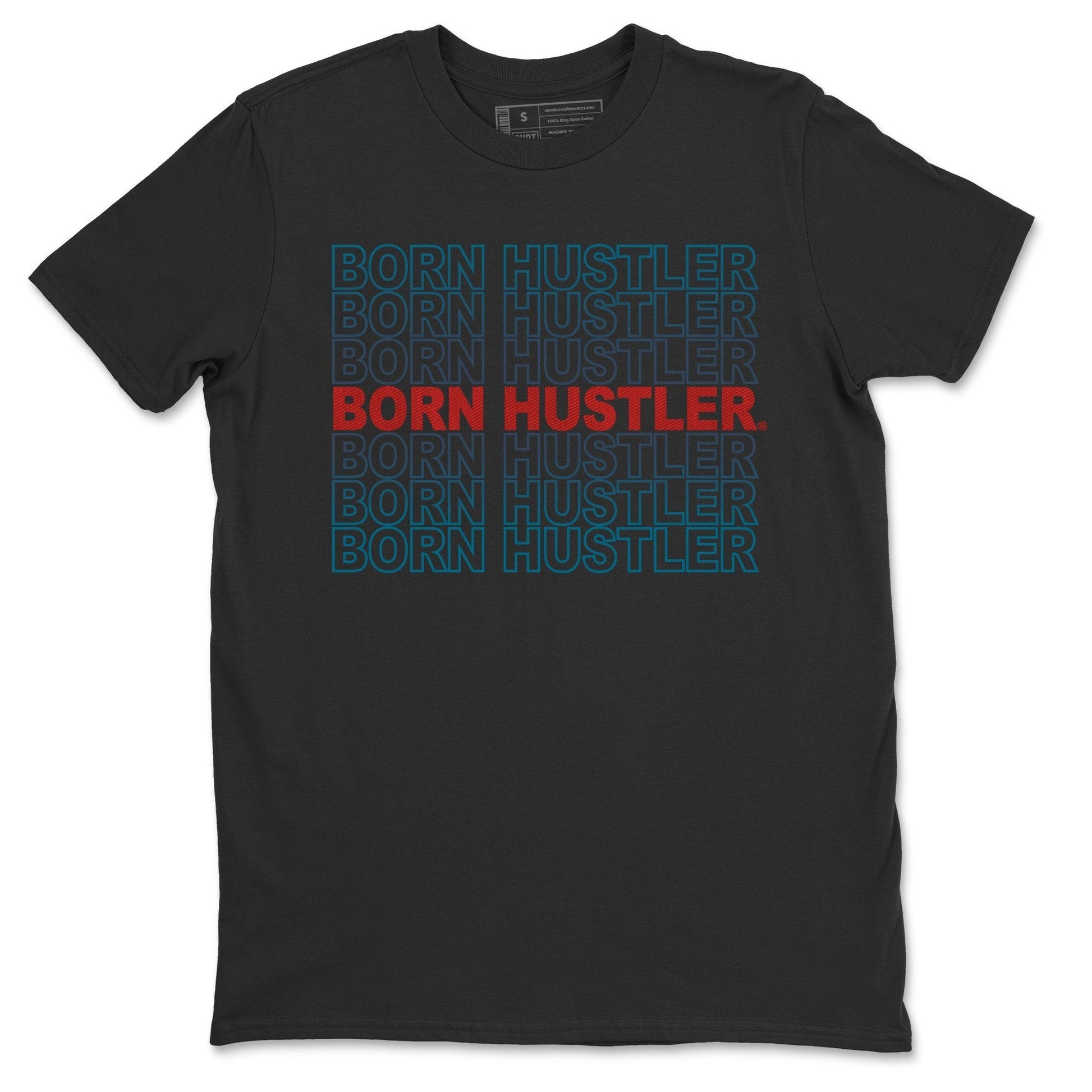 Jordan 4 Deep Ocean Sneaker Match Tees Born Hustler Sneaker Tees Jordan 4 Deep Ocean Sneaker Release Tees Unisex Shirts