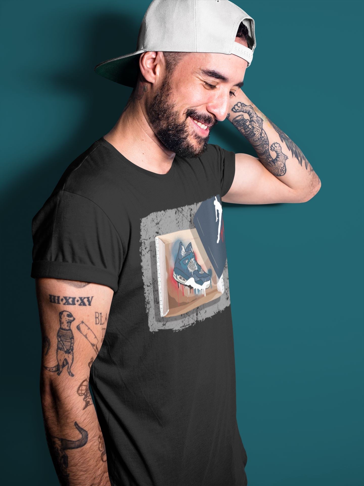 Jordan 4 Deep Ocean Sneaker Match Tees New Kicks Sneaker Tees Jordan 4 Deep Ocean Sneaker Release Tees Unisex Shirts