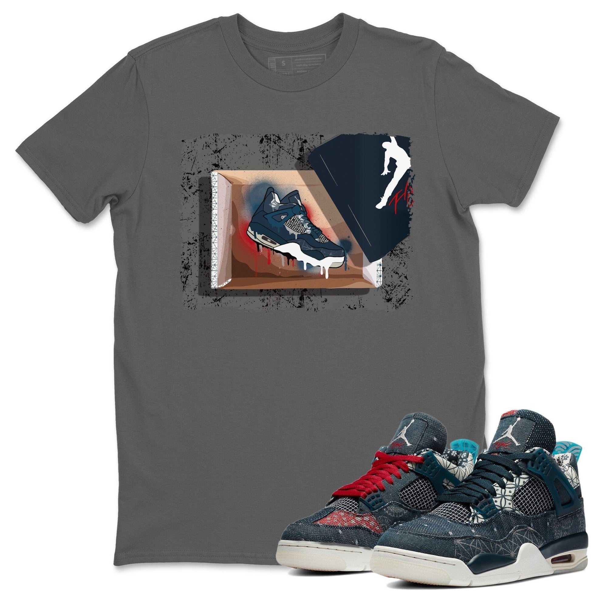Jordan 4 Deep Ocean Sneaker Match Tees New Kicks Sneaker Tees Jordan 4 Deep Ocean Sneaker Release Tees Unisex Shirts
