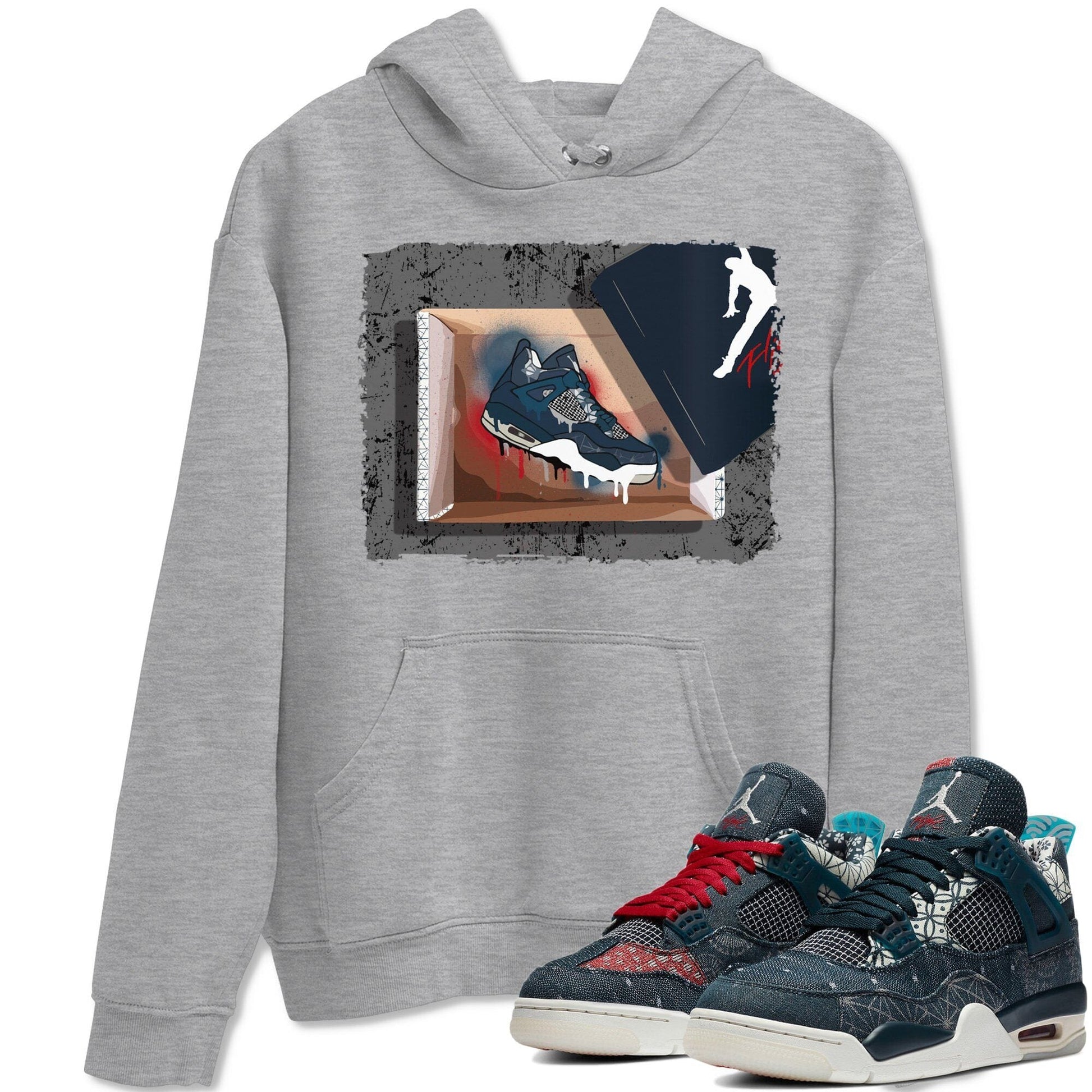 Jordan 4 Deep Ocean Sneaker Match Tees New Kicks Sneaker Tees Jordan 4 Deep Ocean Sneaker Release Tees Unisex Shirts