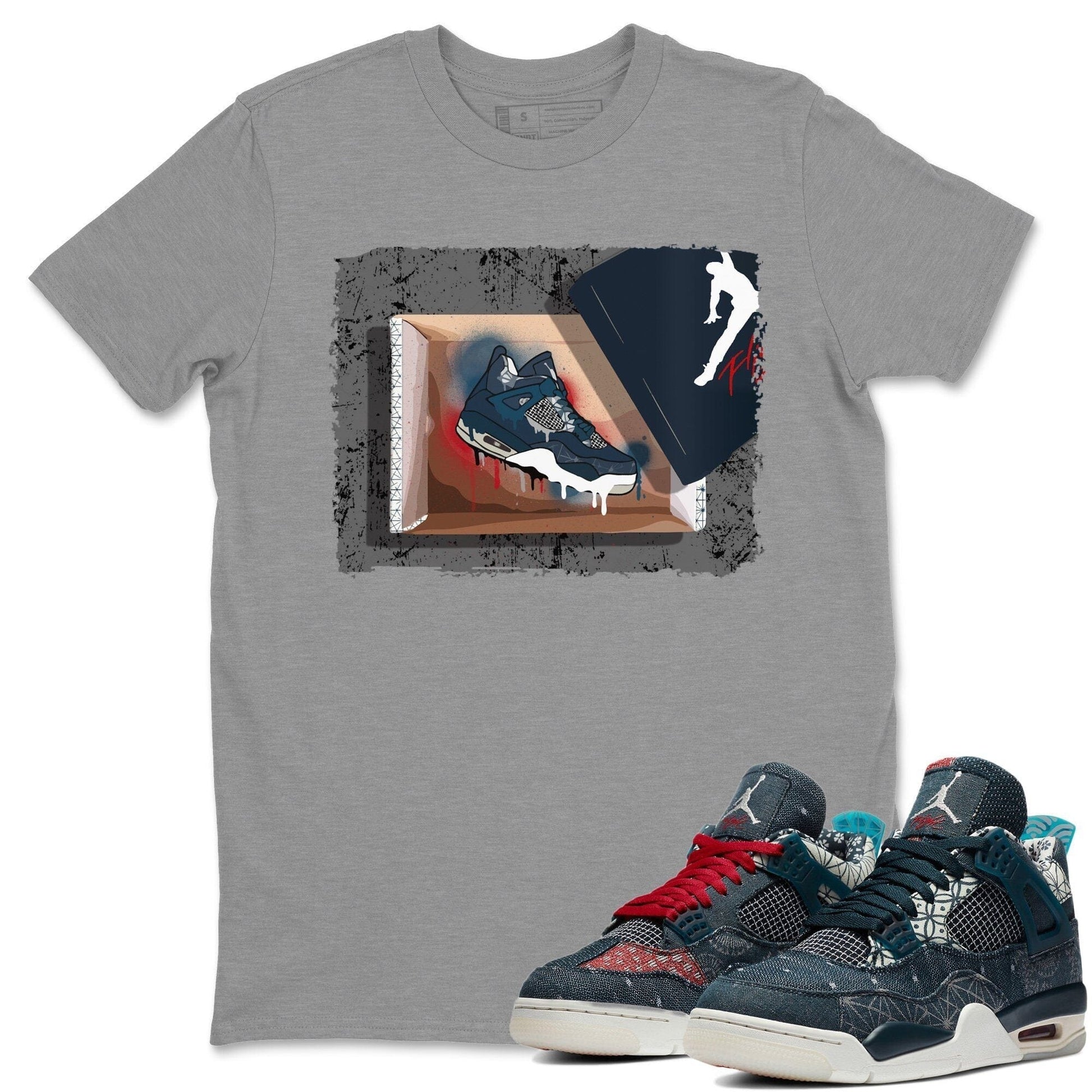 Jordan 4 Deep Ocean Sneaker Match Tees New Kicks Sneaker Tees Jordan 4 Deep Ocean Sneaker Release Tees Unisex Shirts