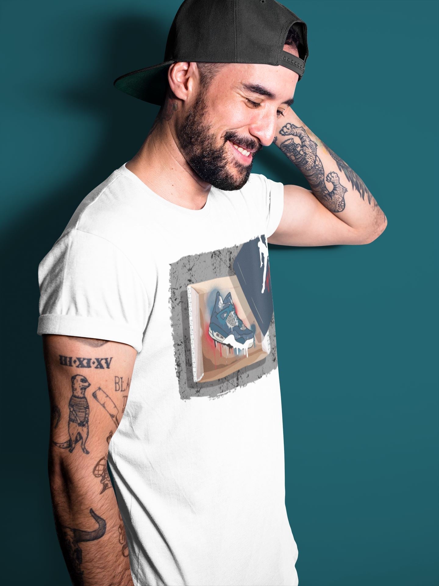 Jordan 4 Deep Ocean Sneaker Match Tees New Kicks Sneaker Tees Jordan 4 Deep Ocean Sneaker Release Tees Unisex Shirts