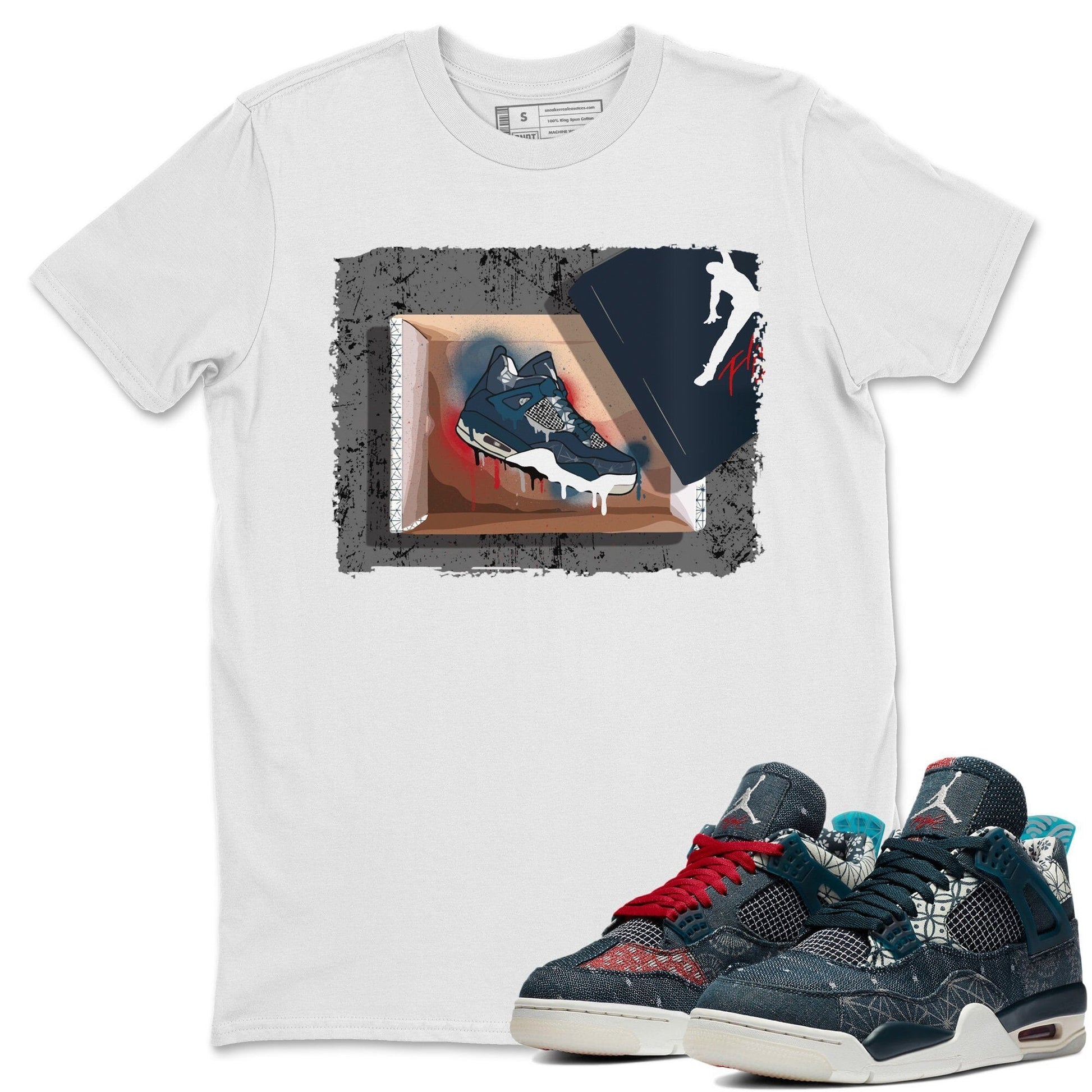 Jordan 4 Deep Ocean Sneaker Match Tees New Kicks Sneaker Tees Jordan 4 Deep Ocean Sneaker Release Tees Unisex Shirts