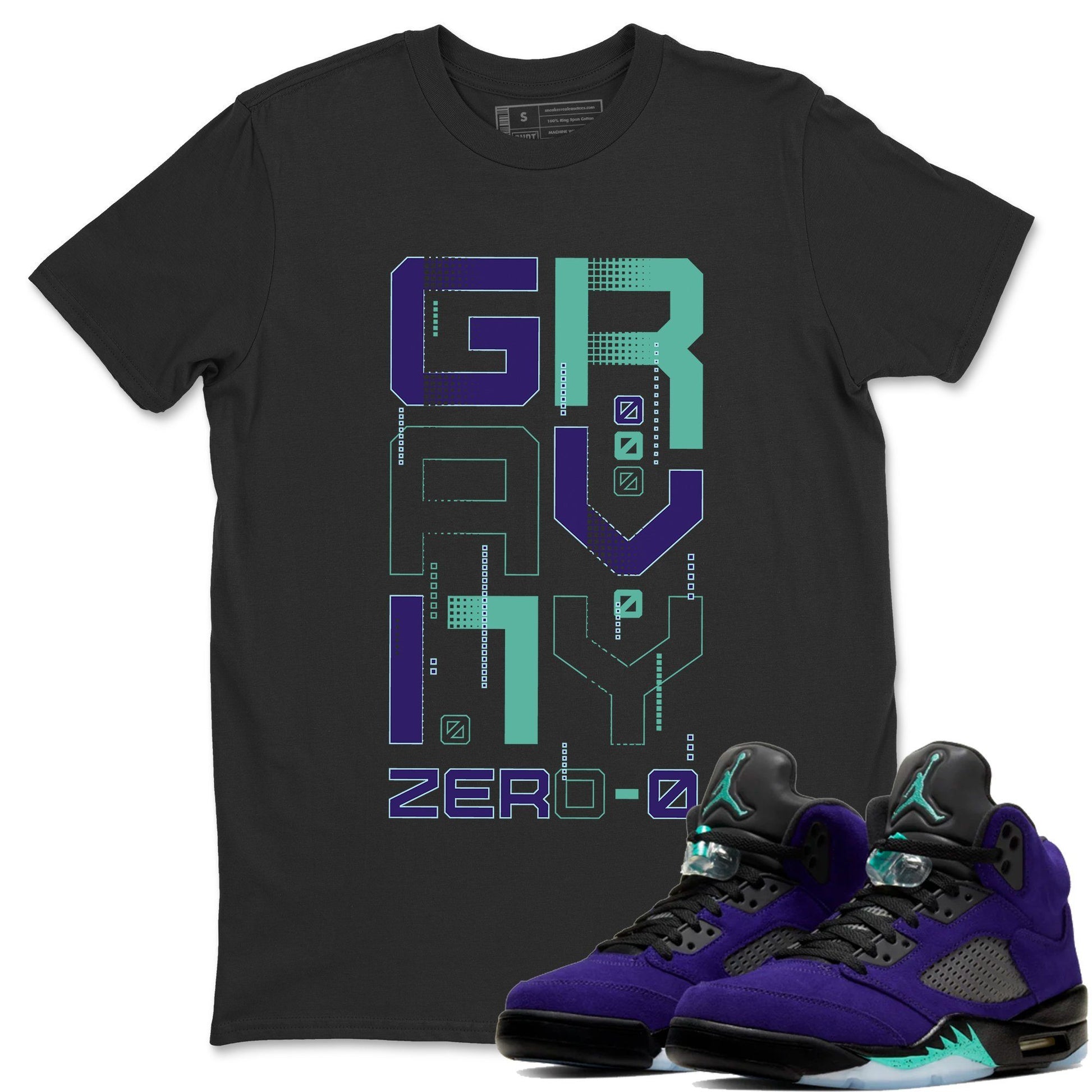 Jordan 5 Purple Grape Sneaker Match Tees Zero Gravity Sneaker Tees Jordan 5 Purple Grape Sneaker Release Tees Unisex Shirts