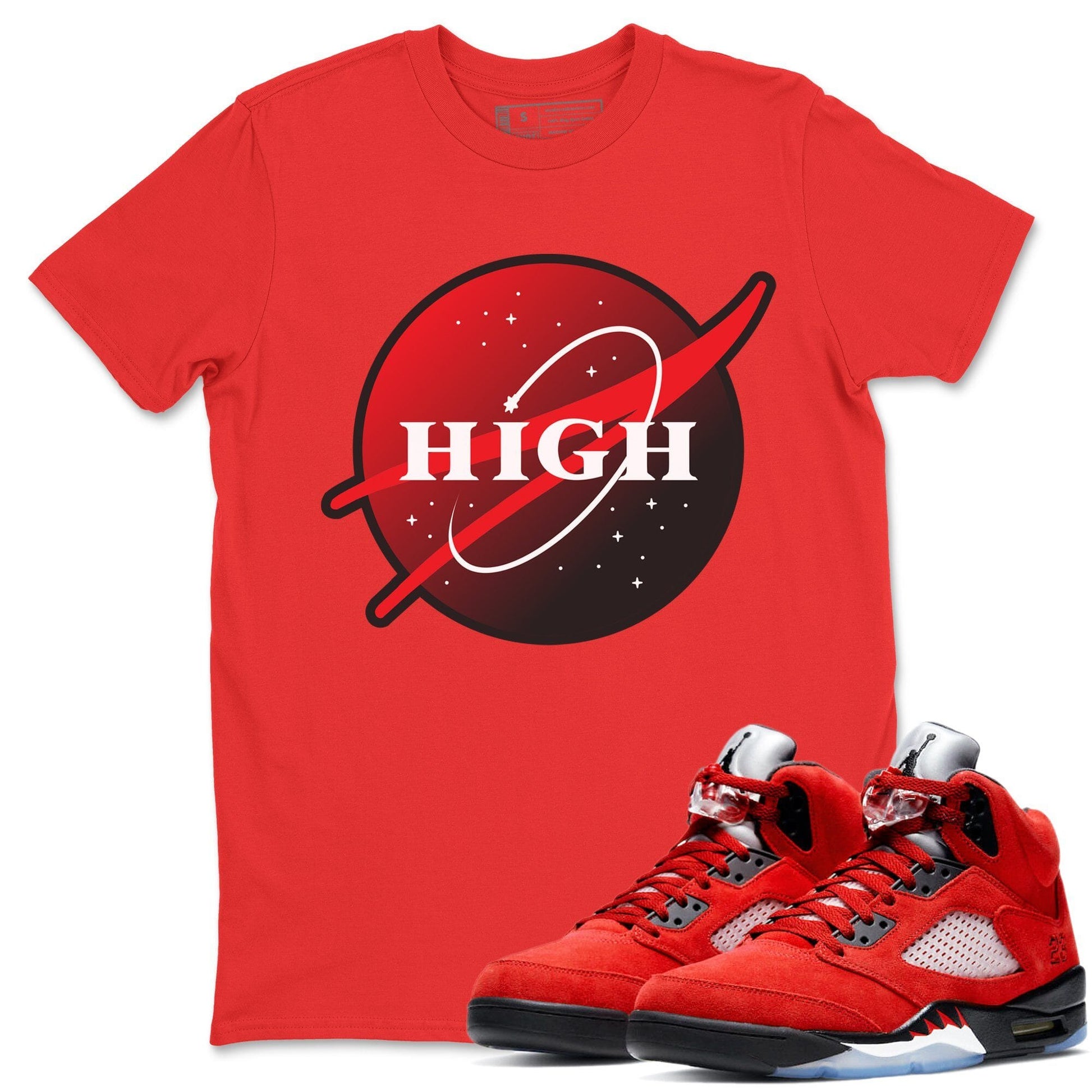 Jordan 5 Raging Bull Sneaker Match Tees High Sneaker Tees Jordan 5 Raging Bull Sneaker Release Tees Unisex Shirts