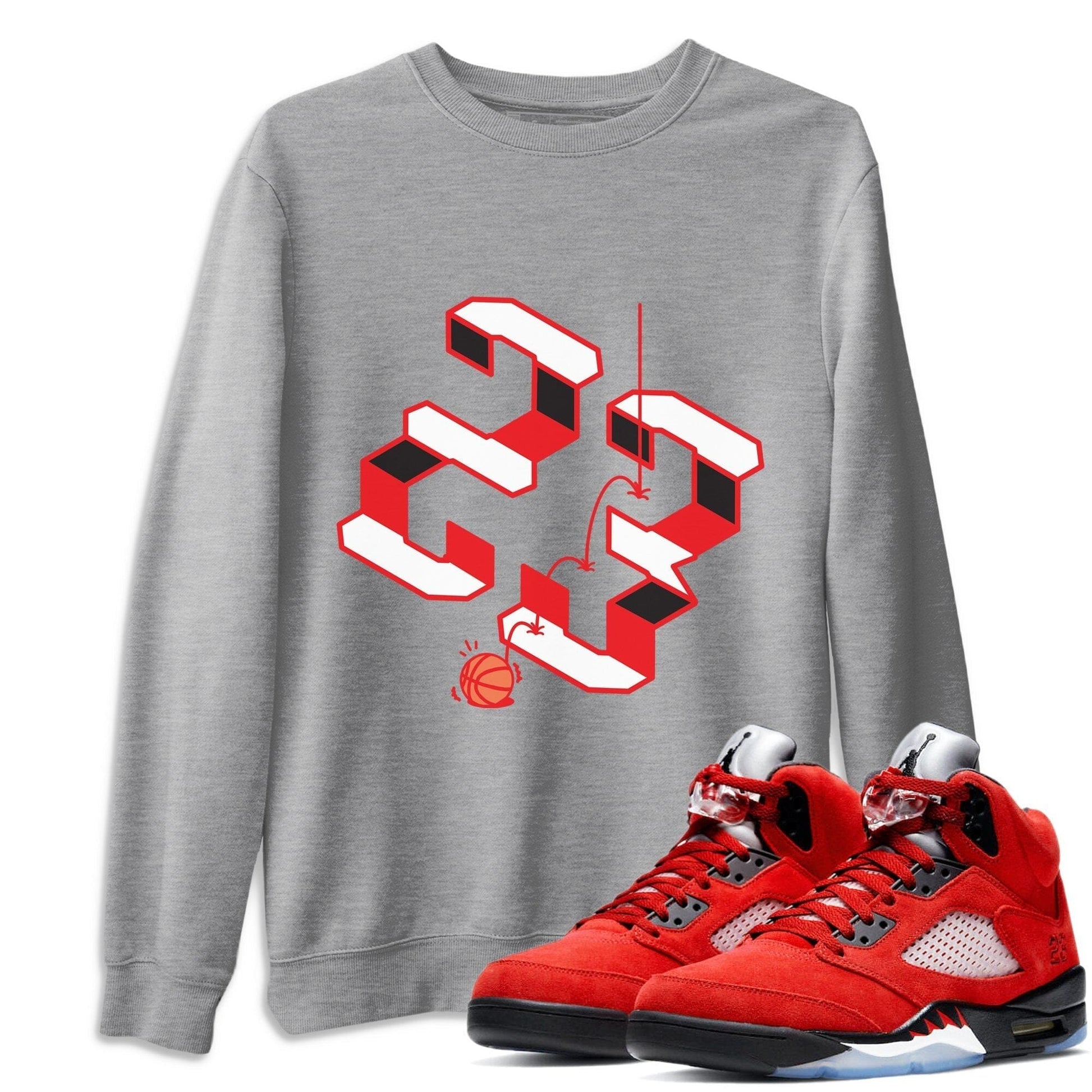 Jordan 5 Raging Bull Sneaker Match Tees Steps Sneaker Tees Jordan 5 Raging Bull Sneaker Release Tees Unisex Shirts