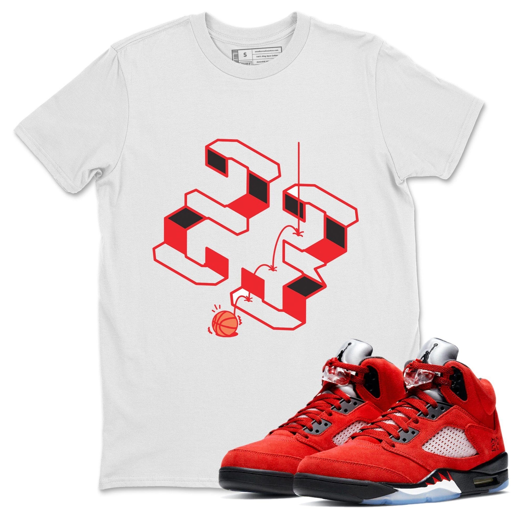 Jordan 5 Raging Bull Sneaker Match Tees Steps Sneaker Tees Jordan 5 Raging Bull Sneaker Release Tees Unisex Shirts
