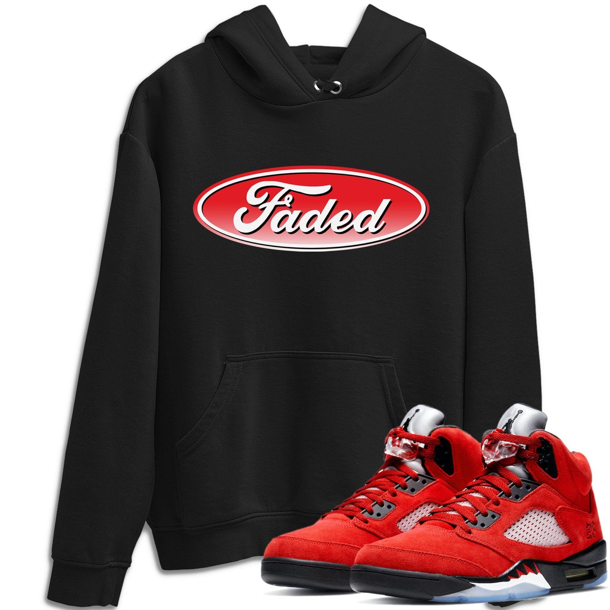 Jordan 5 Raging Bull Sneaker Match Tees Faded Sneaker Tees Jordan 5 Raging Bull Sneaker Release Tees Unisex Shirts