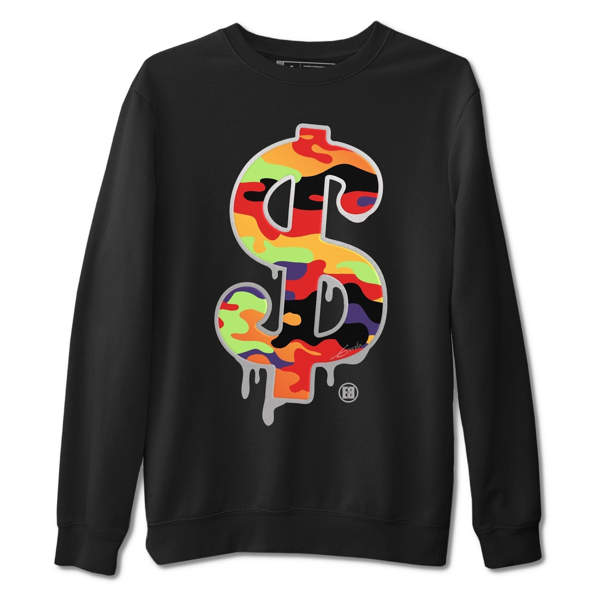 Jordan 5 What The Sneaker Match Tees Dollar Camo Sneaker Tees Jordan 5 What The Sneaker Release Tees Unisex Shirts
