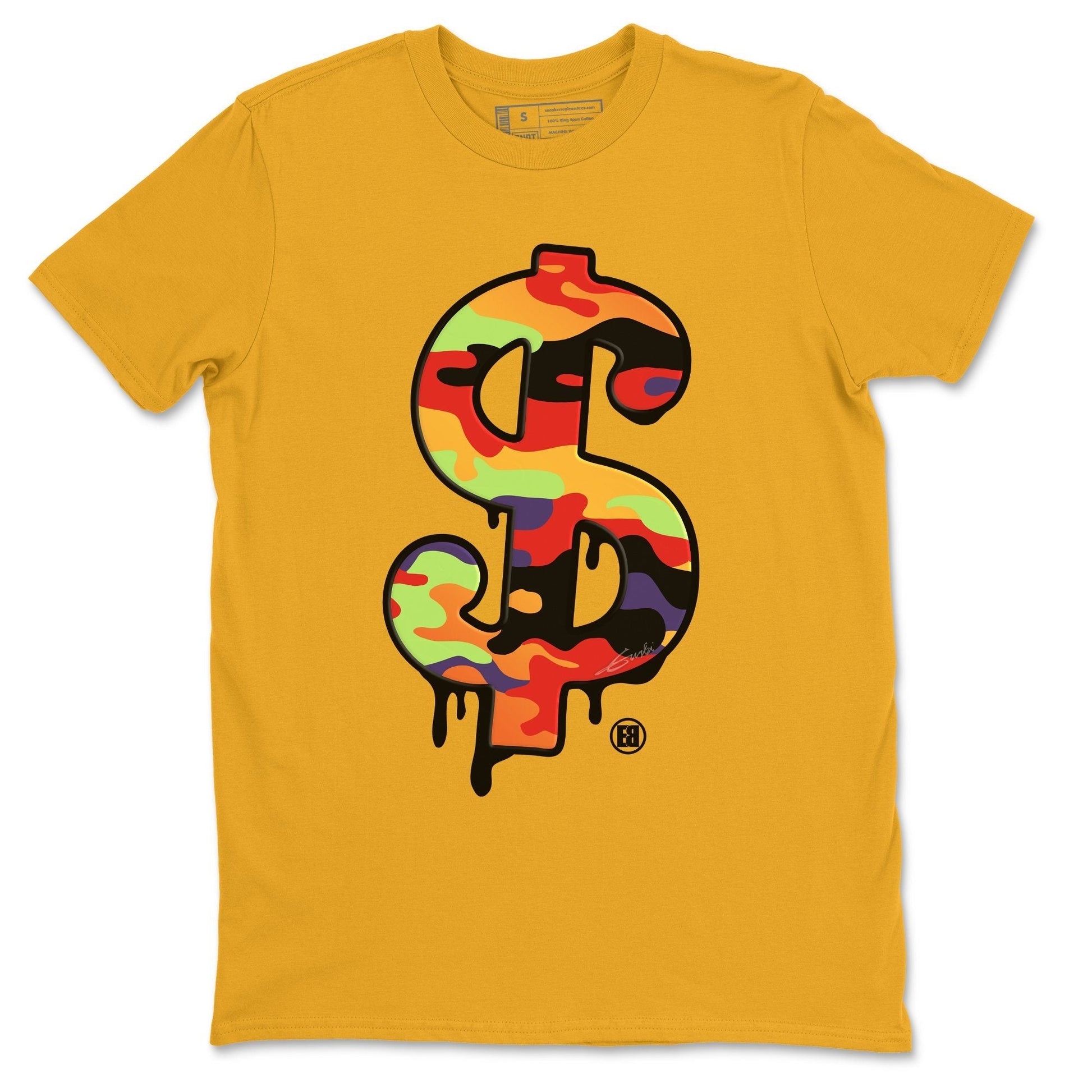 Jordan 5 What The Sneaker Match Tees Dollar Camo Sneaker Tees Jordan 5 What The Sneaker Release Tees Unisex Shirts