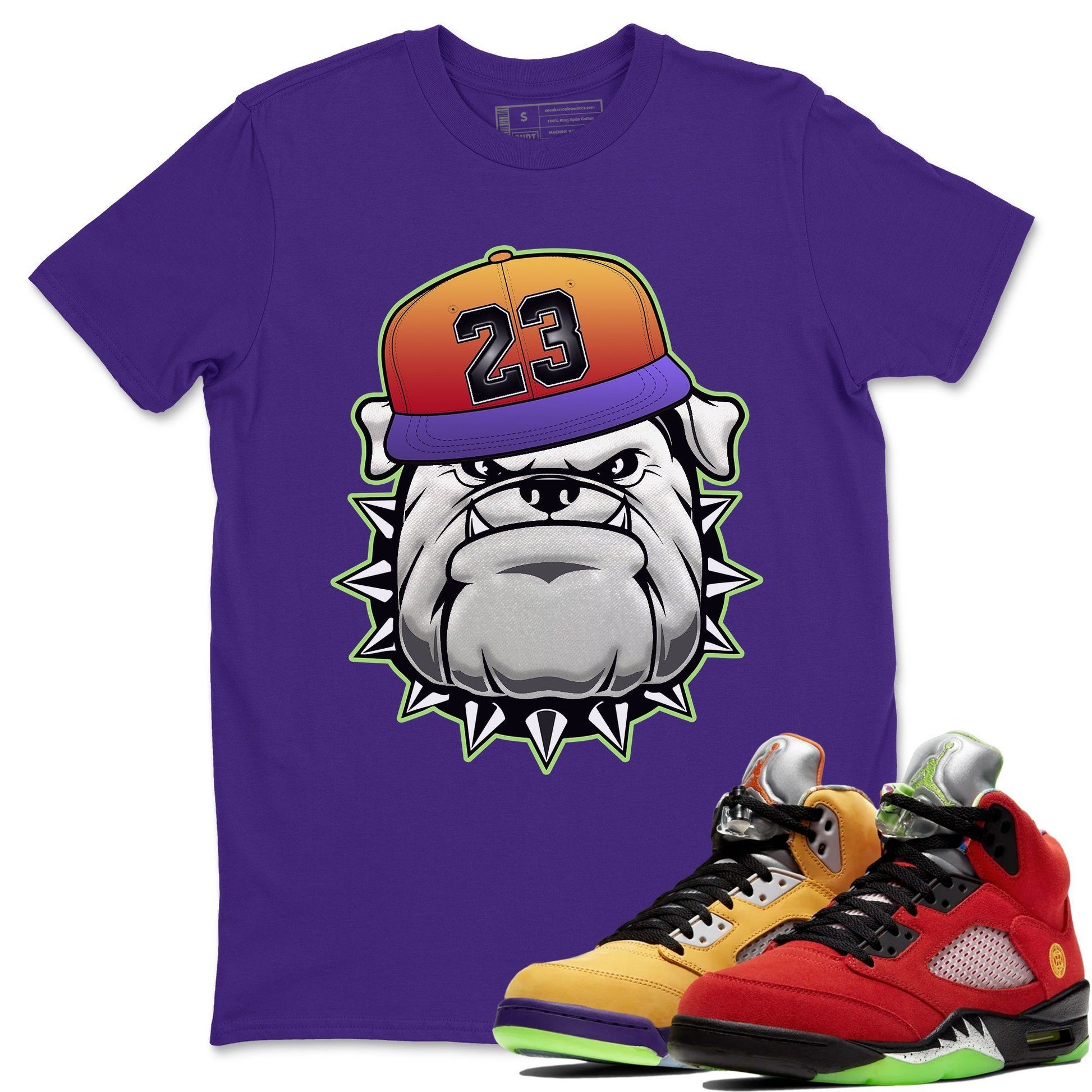 Jordan 5 What The Sneaker Match Tees English Bulldog Sneaker Tees Jordan 5 What The Sneaker Release Tees Unisex Shirts