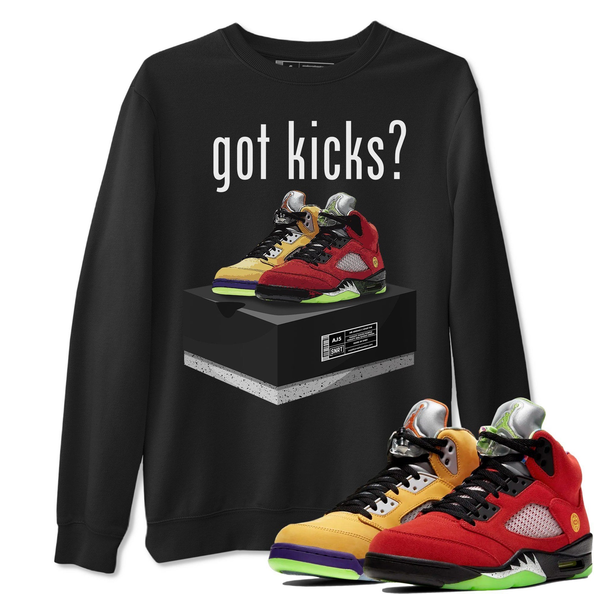 Jordan 5 What The Sneaker Match Tees Got Kicks Sneaker Tees Jordan 5 What The Sneaker Release Tees Unisex Shirts