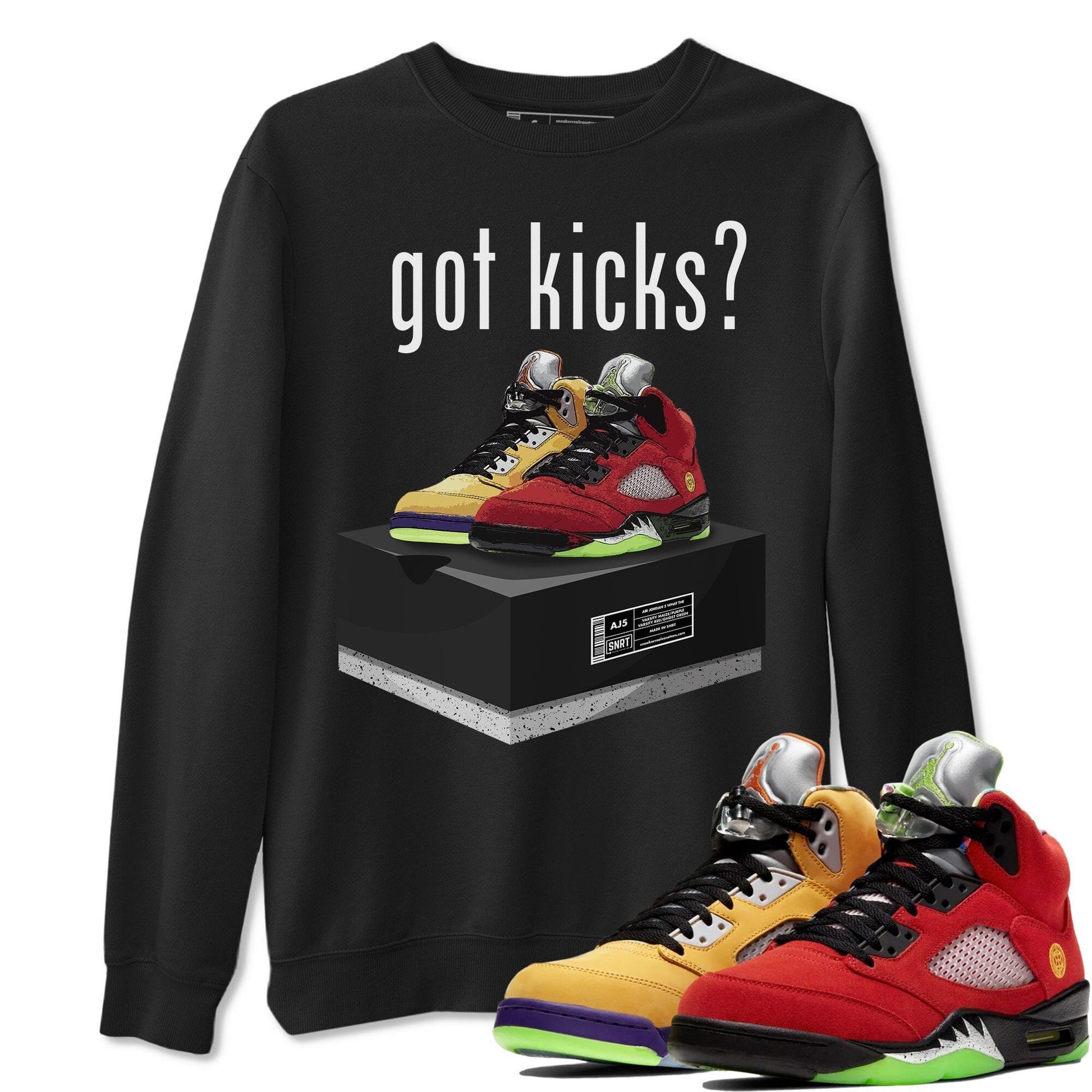 Jordan 5 What The Sneaker Match Tees Got Kicks Sneaker Tees Jordan 5 What The Sneaker Release Tees Unisex Shirts