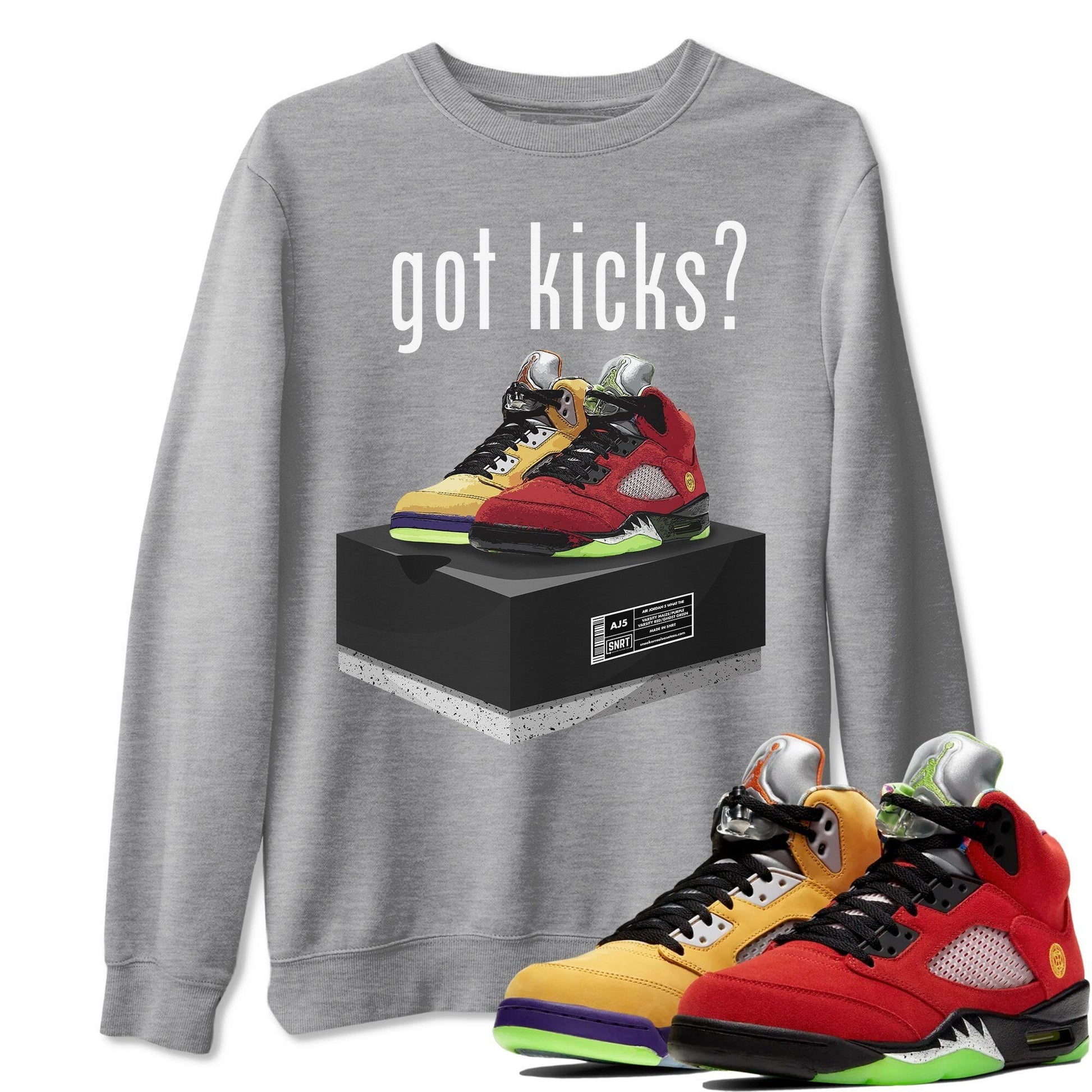 Jordan 5 What The Sneaker Match Tees Got Kicks Sneaker Tees Jordan 5 What The Sneaker Release Tees Unisex Shirts