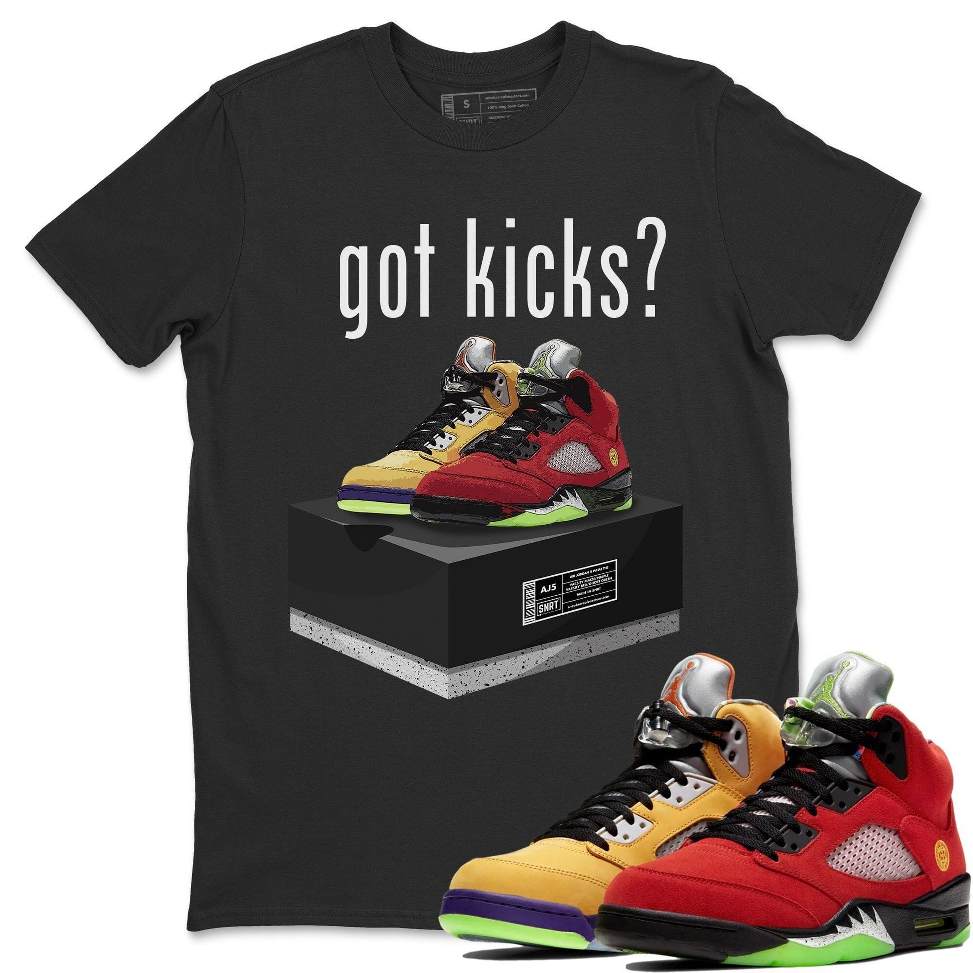 Jordan 5 What The Sneaker Match Tees Got Kicks Sneaker Tees Jordan 5 What The Sneaker Release Tees Unisex Shirts