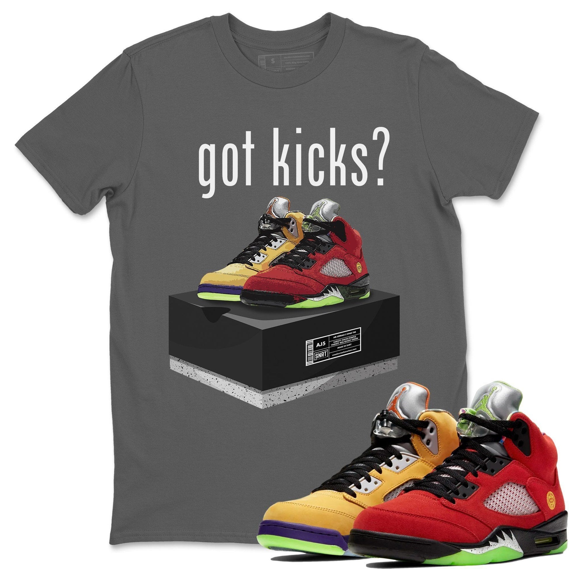 Jordan 5 What The Sneaker Match Tees Got Kicks Sneaker Tees Jordan 5 What The Sneaker Release Tees Unisex Shirts