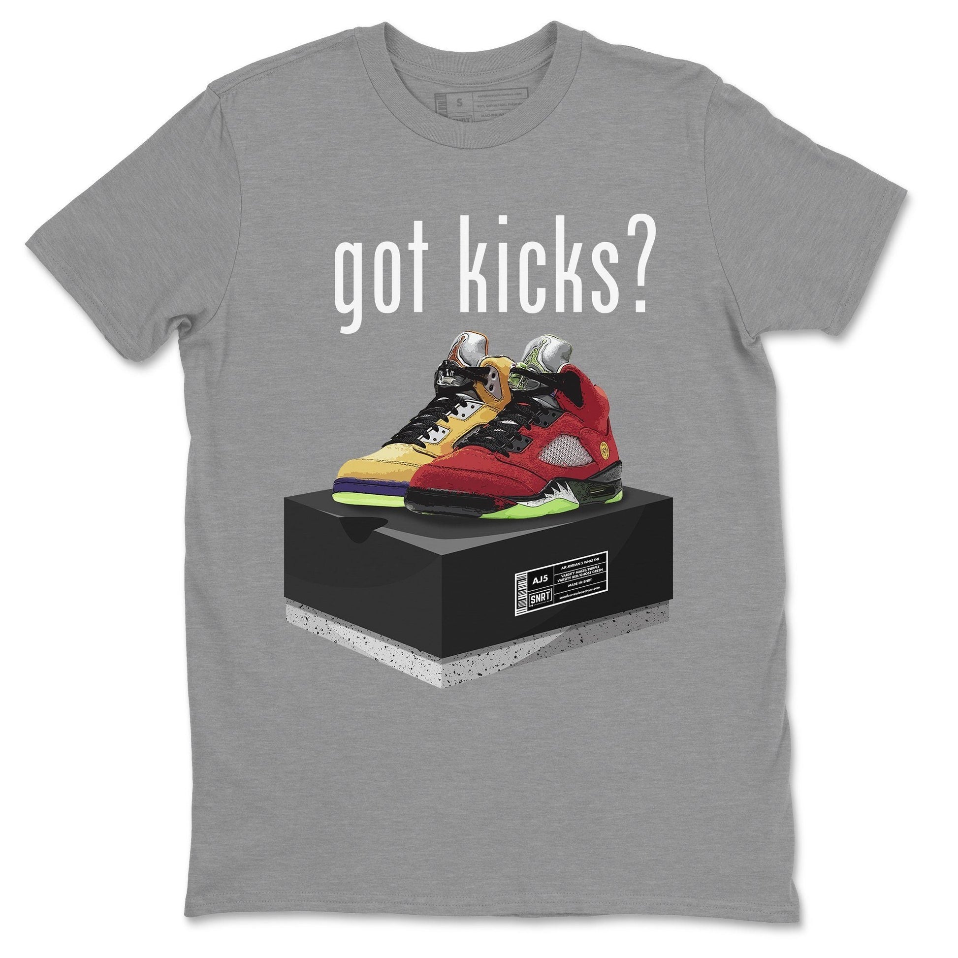 Jordan 5 What The Sneaker Match Tees Got Kicks Sneaker Tees Jordan 5 What The Sneaker Release Tees Unisex Shirts
