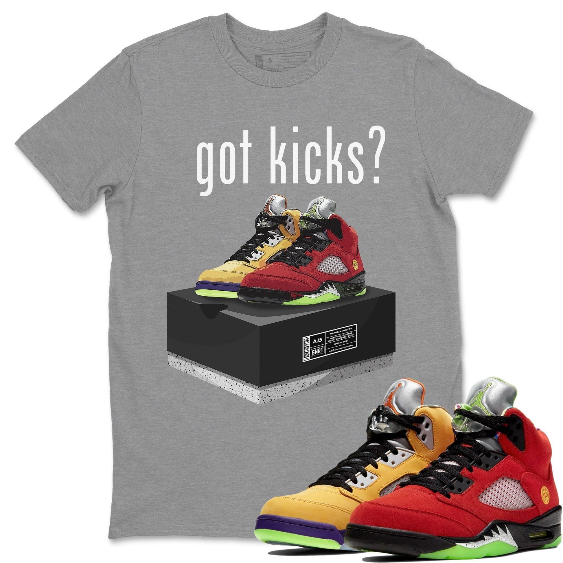 Jordan 5 What The Sneaker Match Tees Got Kicks Sneaker Tees Jordan 5 What The Sneaker Release Tees Unisex Shirts