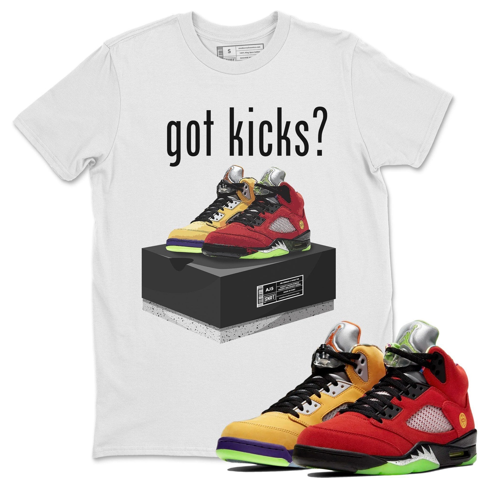 Jordan 5 What The Sneaker Match Tees Got Kicks Sneaker Tees Jordan 5 What The Sneaker Release Tees Unisex Shirts