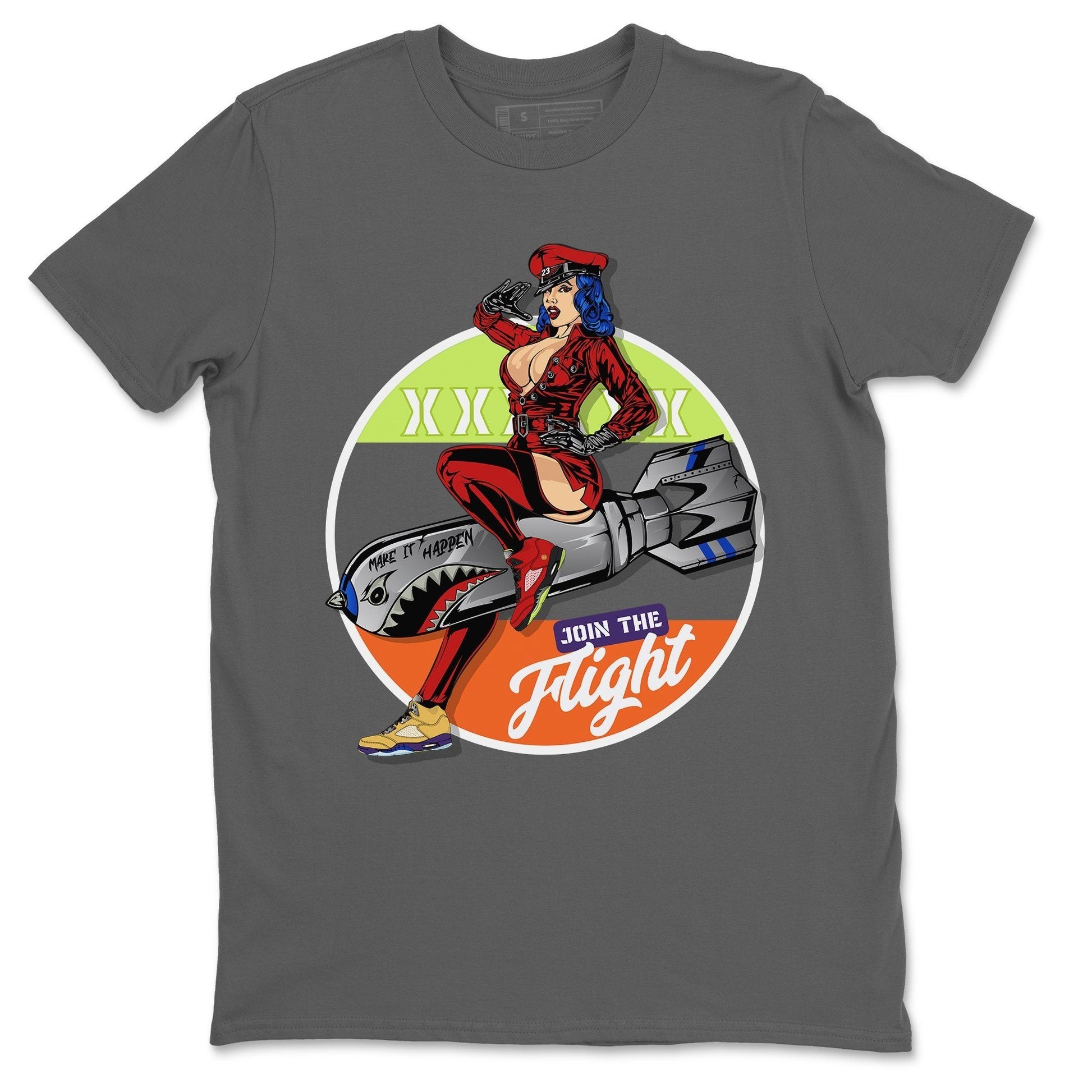 Jordan 5 What The Sneaker Match Tees Pin Up Girl Sneaker Tees Jordan 5 What The Sneaker Release Tees Unisex Shirts