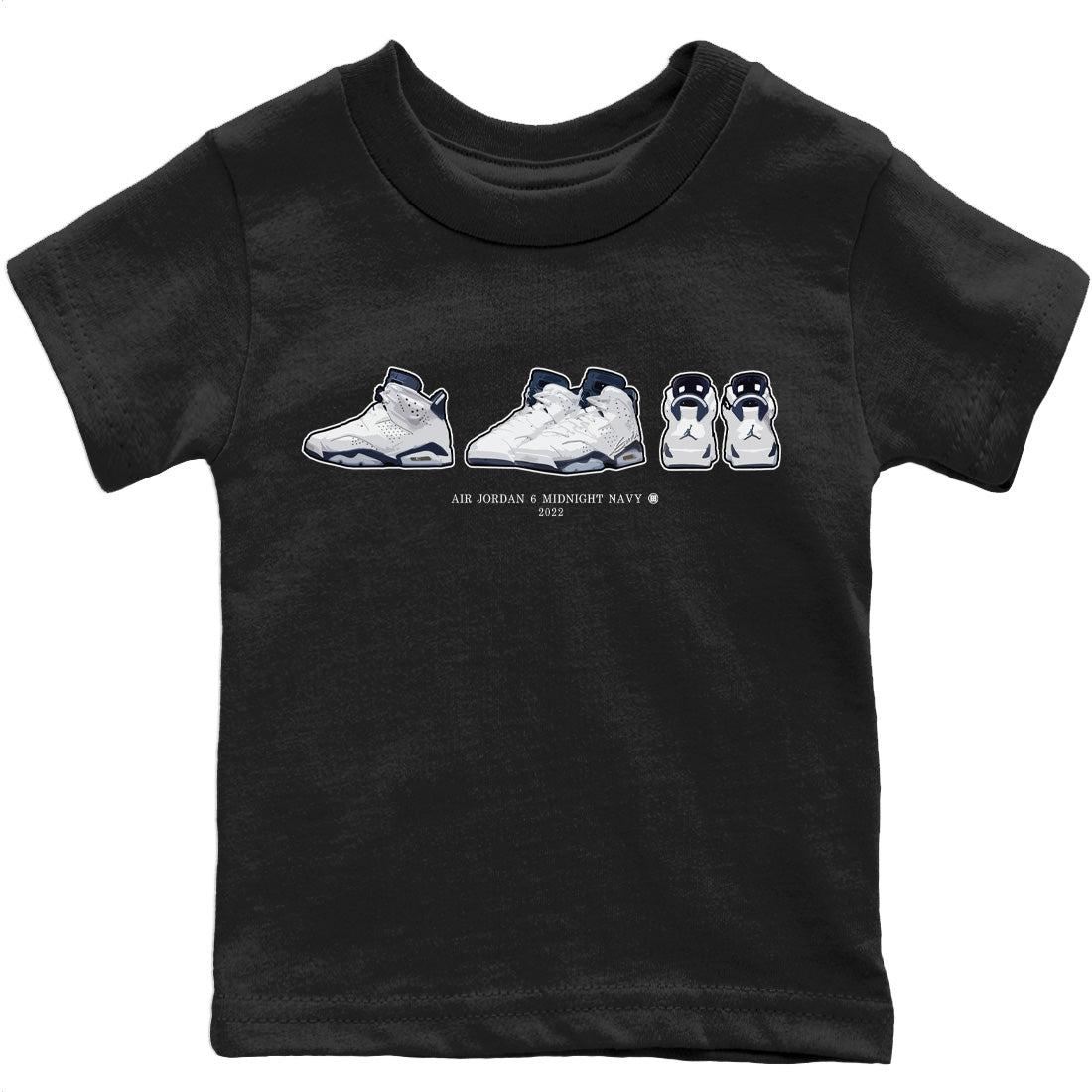 Jordan 6 Midnight Navy Sneaker Match Tees Air Jordan 6 Prelude Sneaker Tees Jordan 6 Midnight Navy Sneaker Release Tees Kids Shirts
