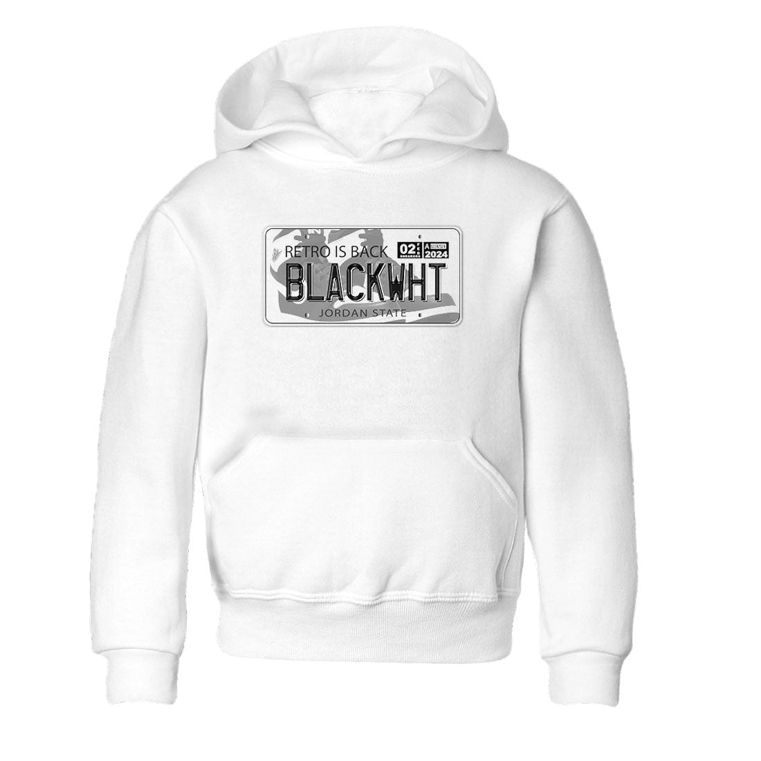 1s Black White shirt to match jordans Jordan Plate sneaker tees Air Jordan 1 Black White SNRT sneaker release tees baby toddler White 2 cotton Shirt