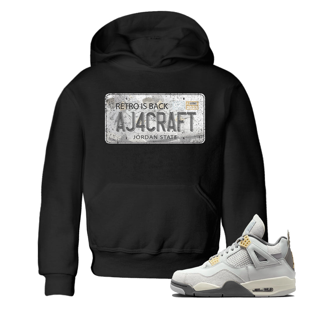 Jordan 4 Craft Sneaker Match Tees Jordan Plate Sneaker Tees Jordan 4 Craft Sneaker Release Tees Kids Shirts