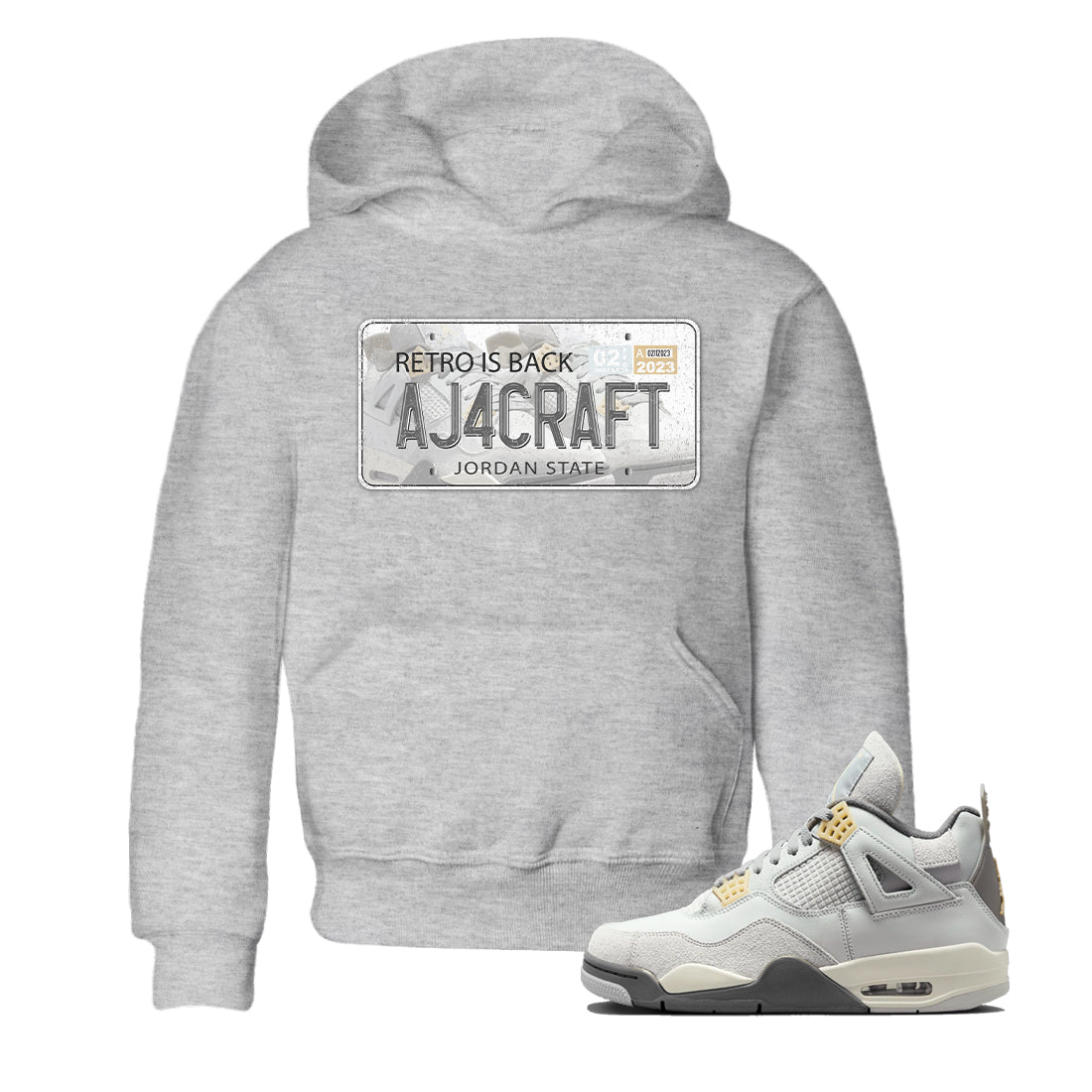 Jordan 4 Craft Sneaker Match Tees Jordan Plate Sneaker Tees Jordan 4 Craft Sneaker Release Tees Kids Shirts